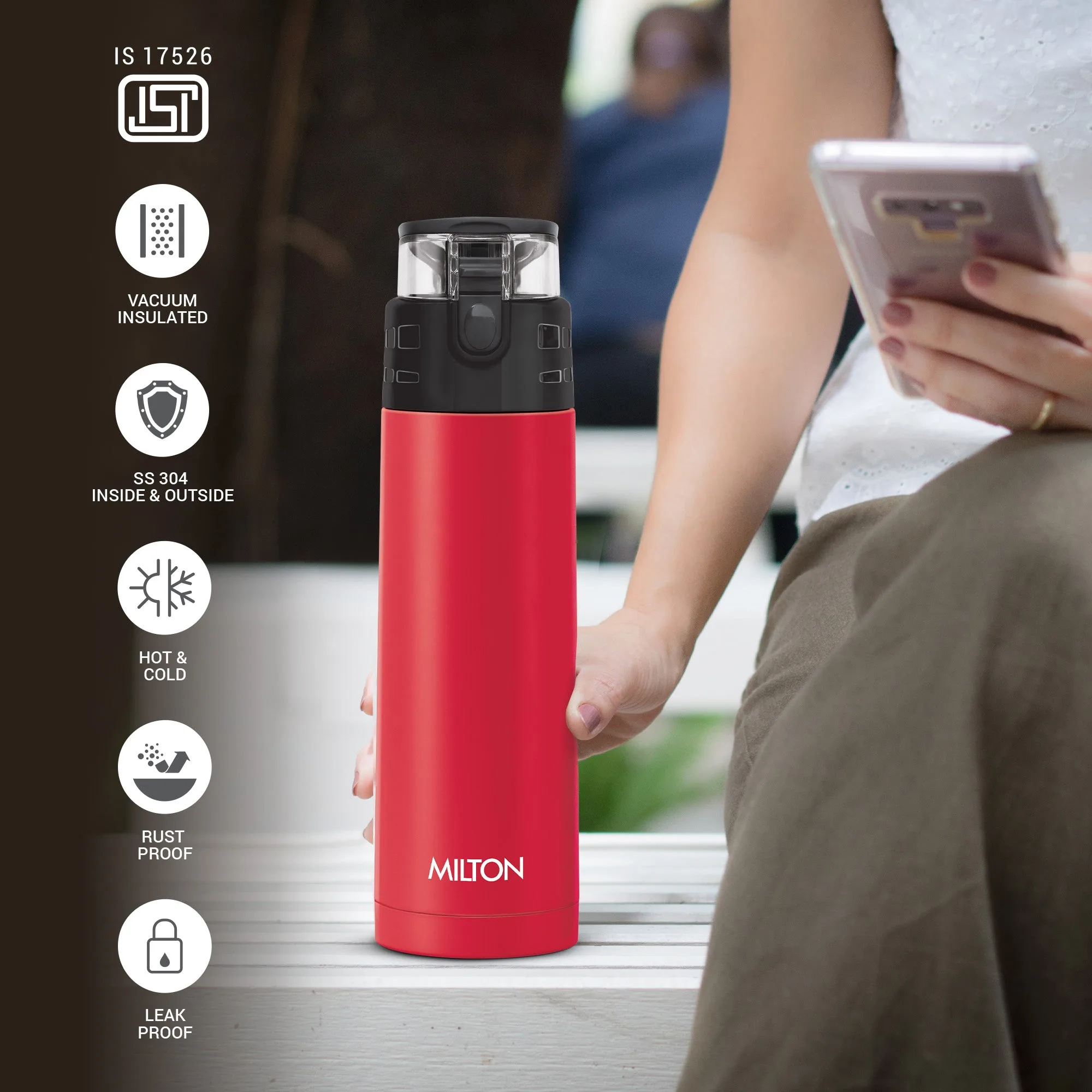 Personalized Atlantis Thermosteel Water Bottle (Milton) - Image 11