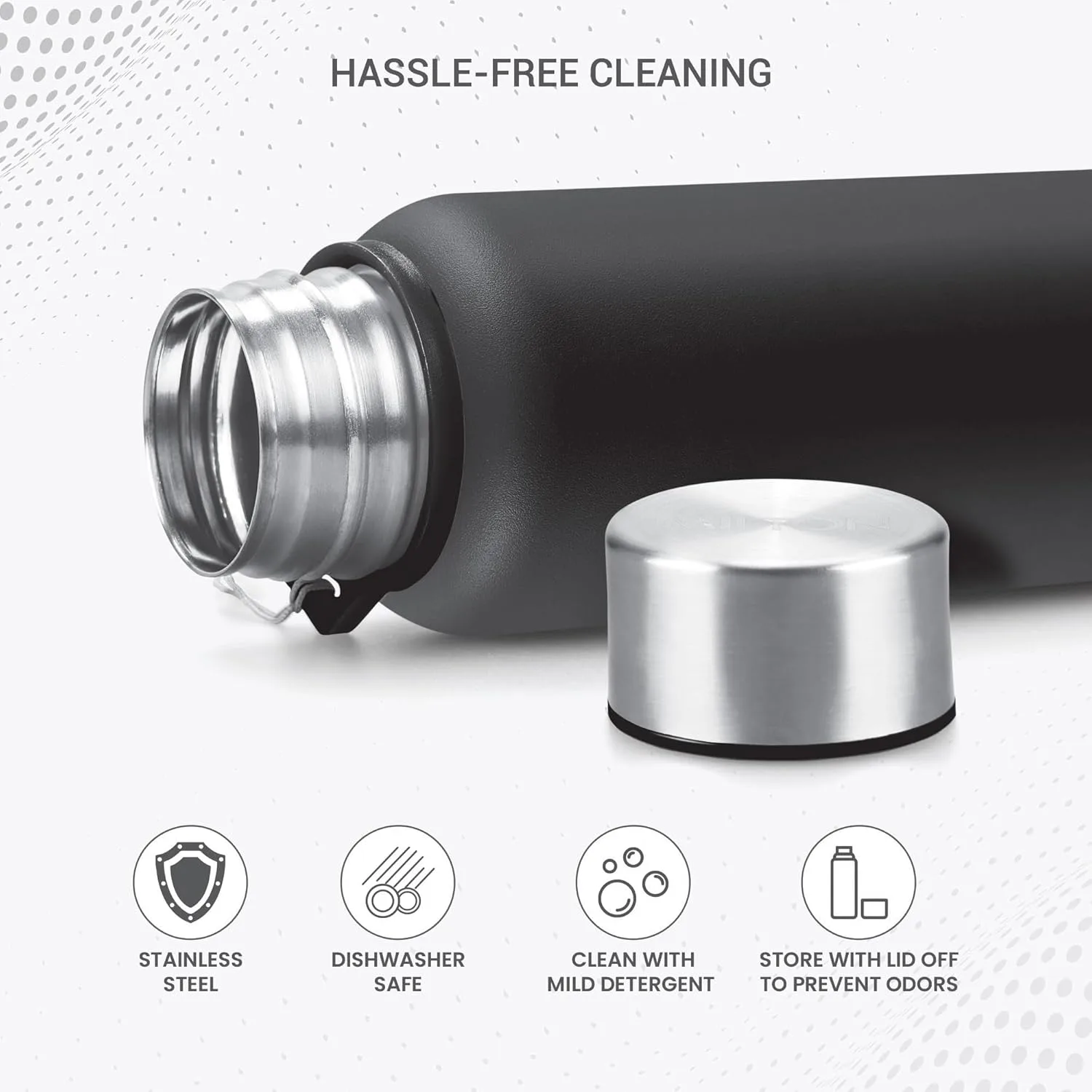 Personalized Brim Stainless Steel Bottle (Milton) - Image 8