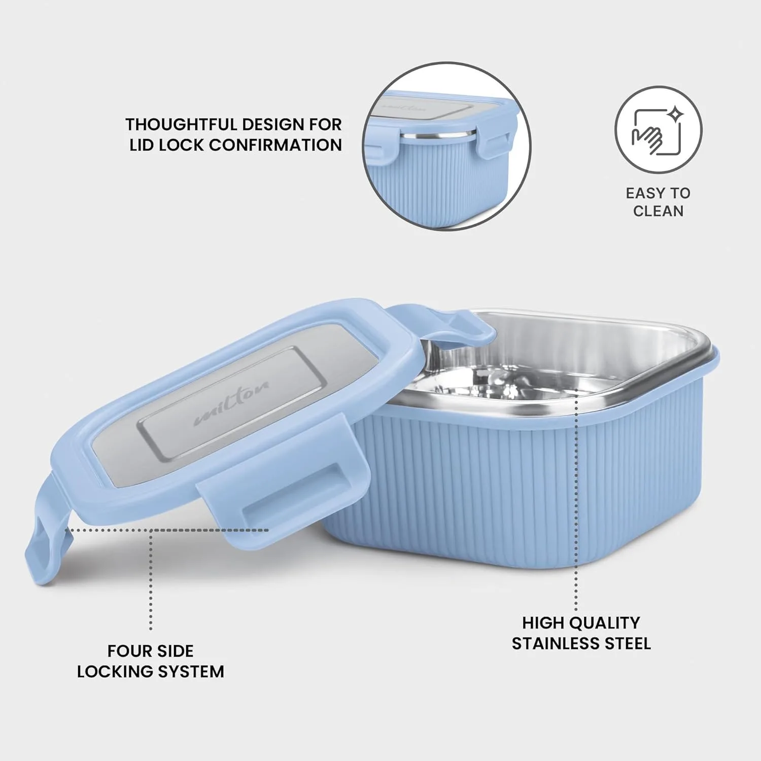 Personalized Cool Touch - Square Container (Milton) - Image 10