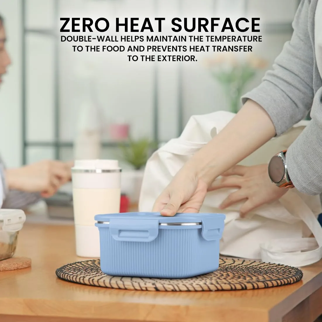 Personalized Cool Touch - Square Container (Milton) - Image 3