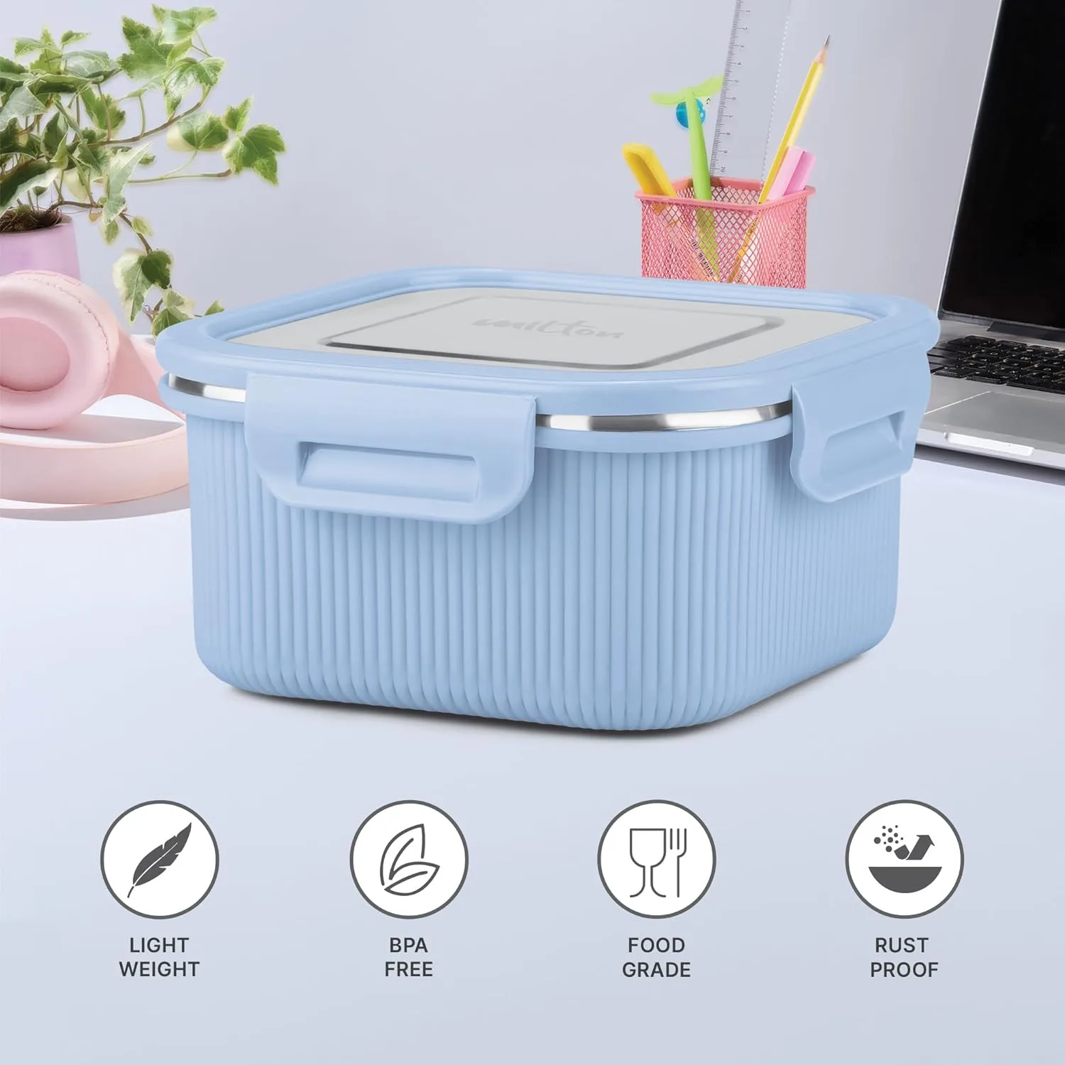 Personalized Cool Touch - Square Container (Milton) - Image 9