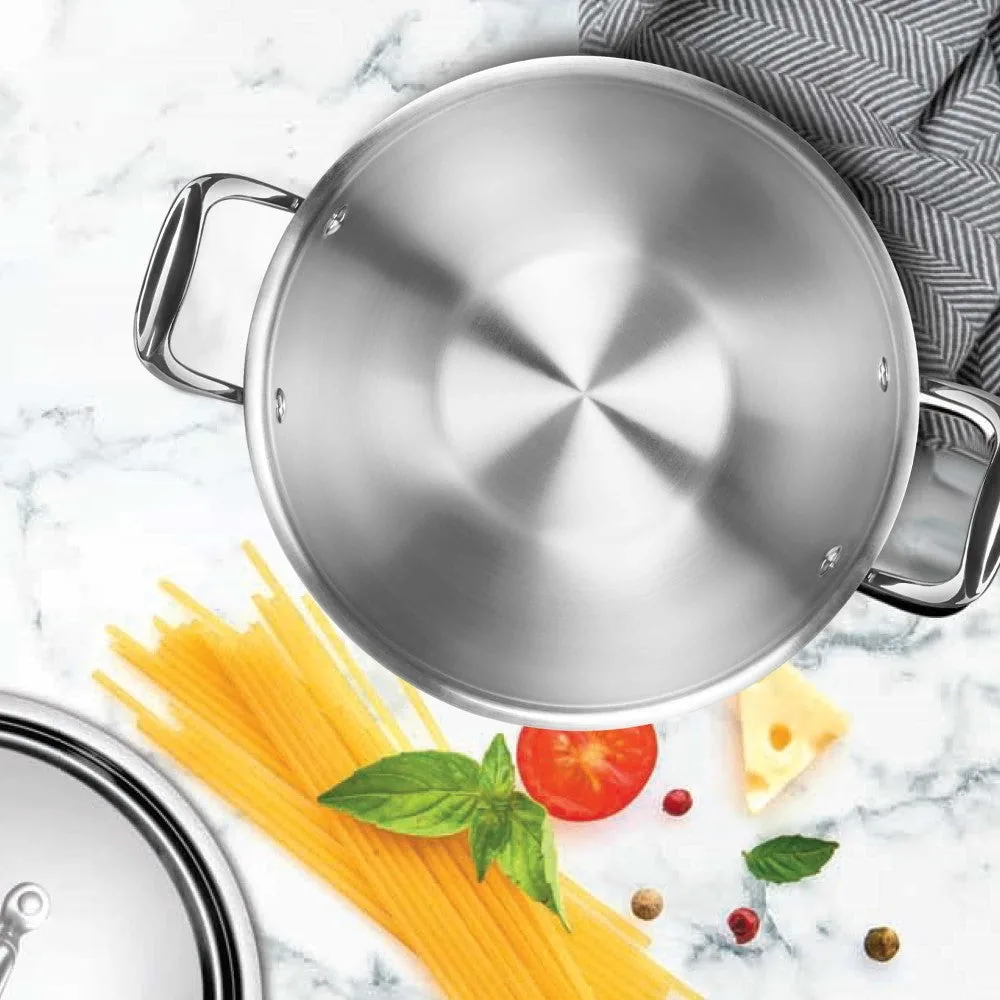 Personalized Deep Kadhai With Lid SS Triply (Milton Procook) - Image 5