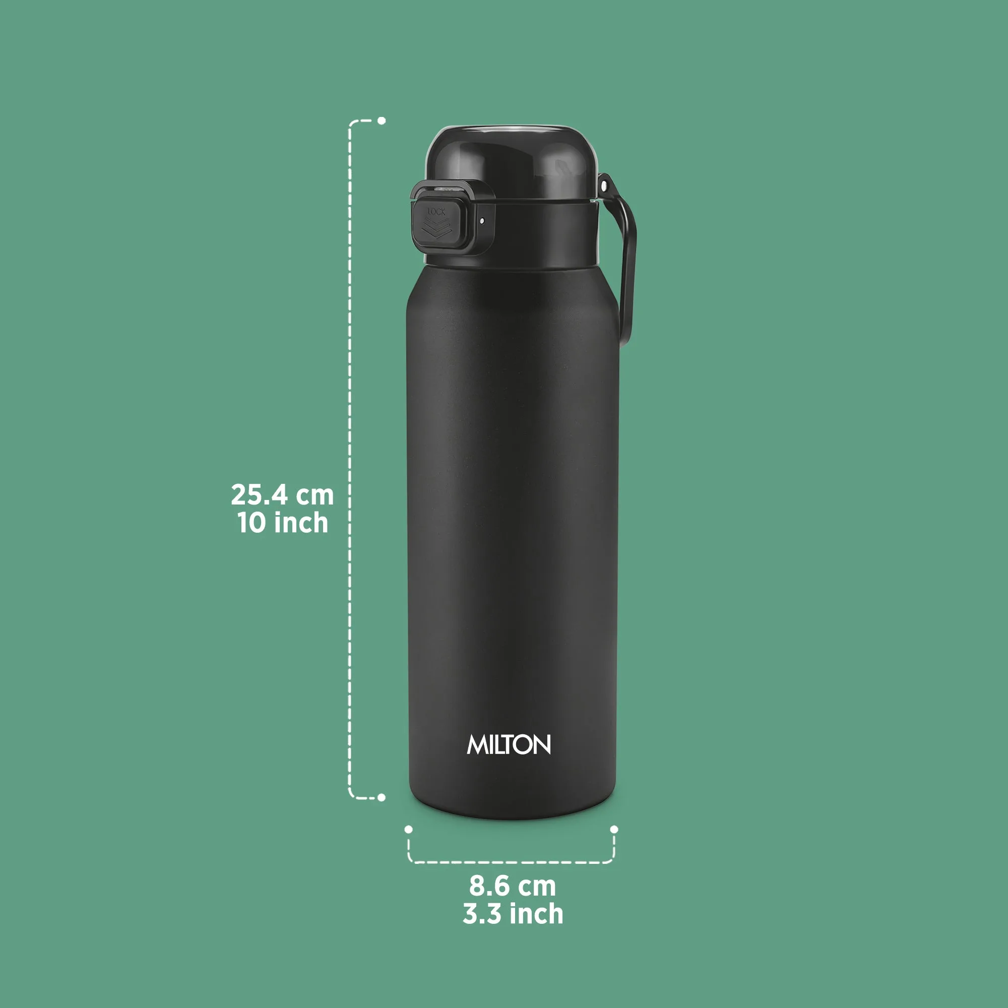 Personalized Dual Flow Thermosteel Water Bottle (Milton) - Image 2