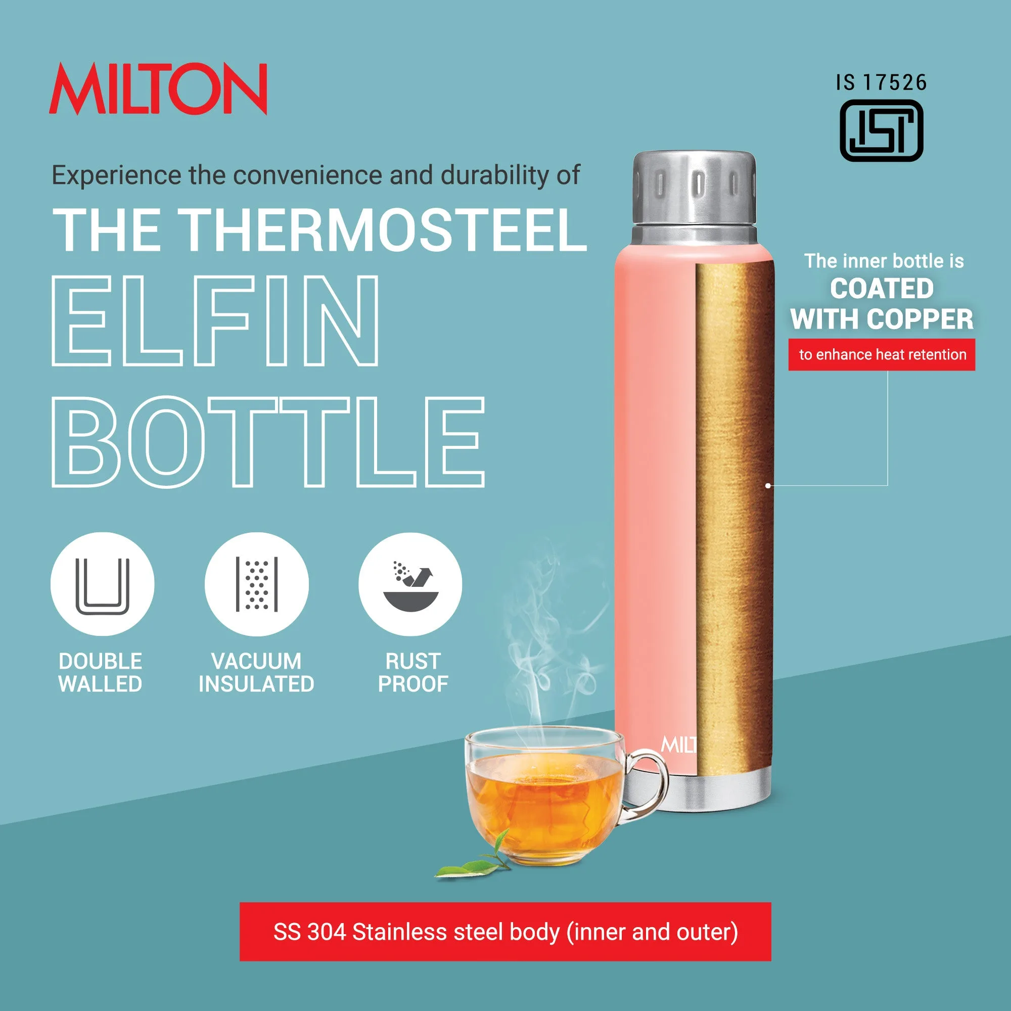 Personalized Elfin Thermosteel Bottle (Milton) - Image 7