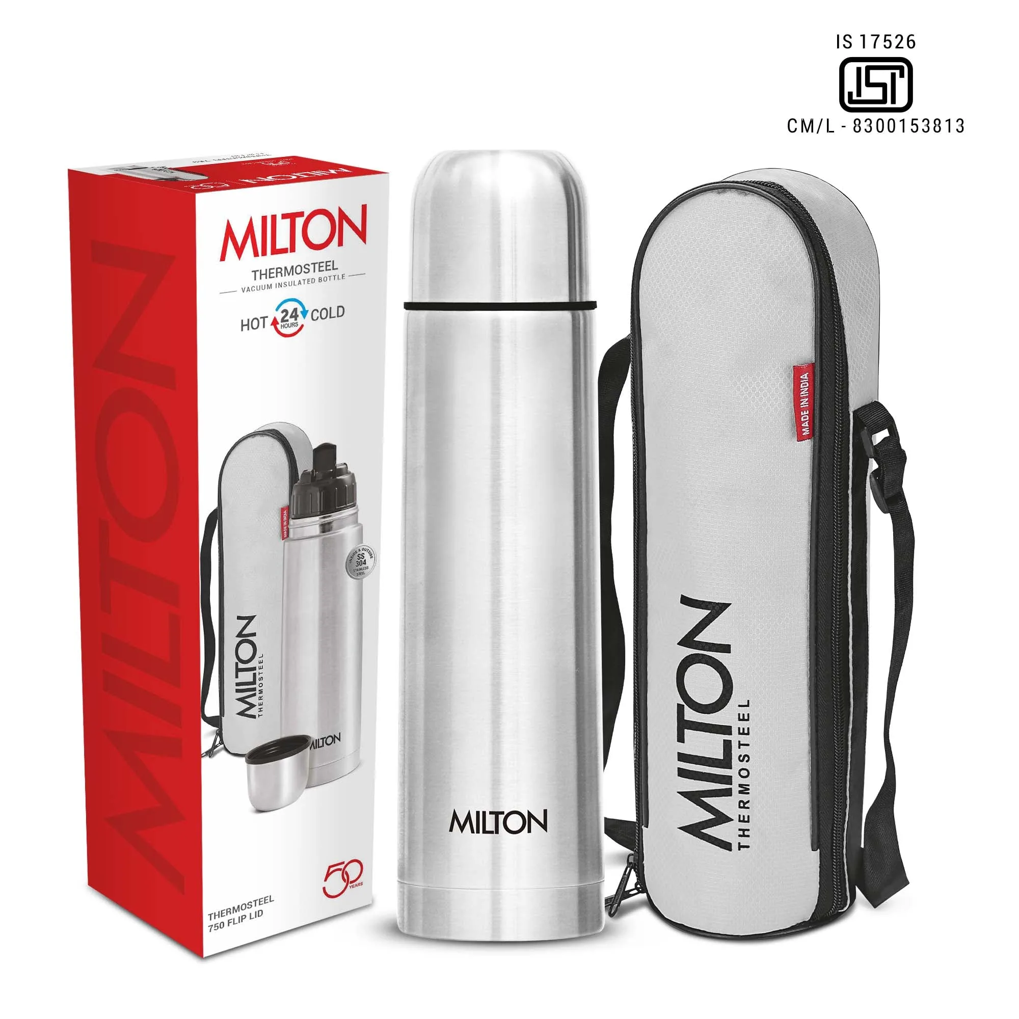Personalized Flip Lid Thermosteel Bottle (Milton) - Image 10