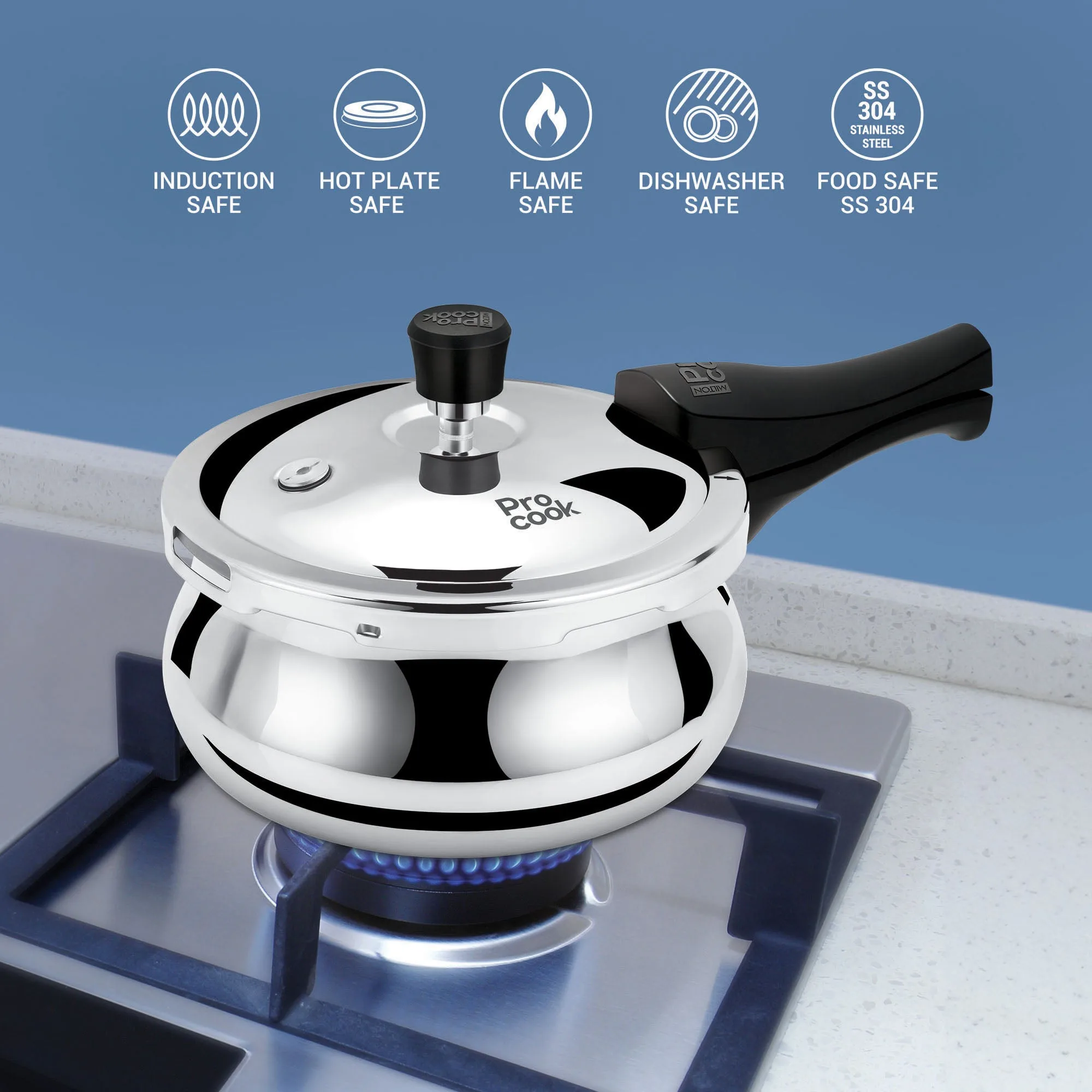 Personalized Pressure Cooker Outer Lid Curve Triply (Milton Procook) - Image 6