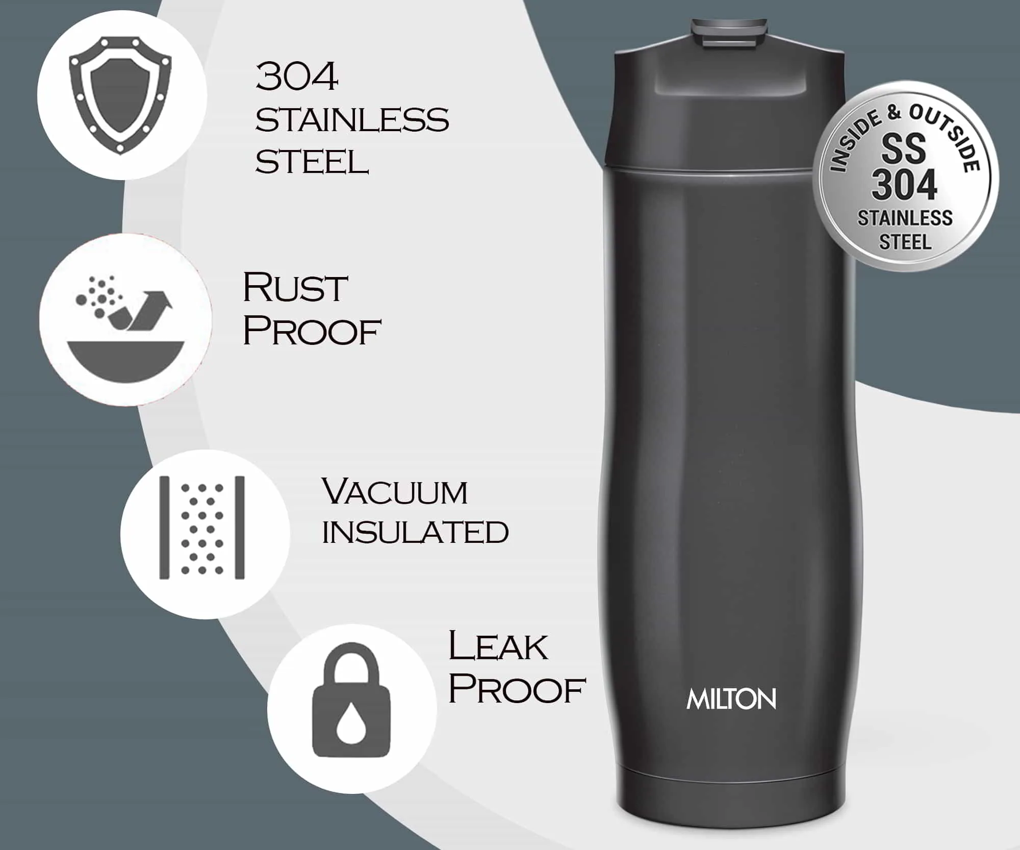 Personalized Revive Thermosteel Water Bottle (Milton) - Image 6