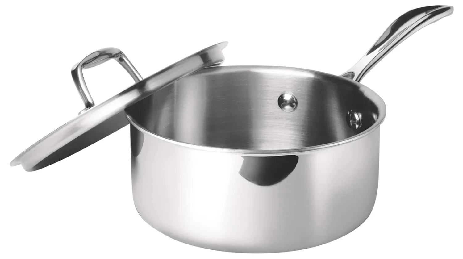 Personalized Sauce Pan With Lid - Triply (Milton Procook) - Image 3