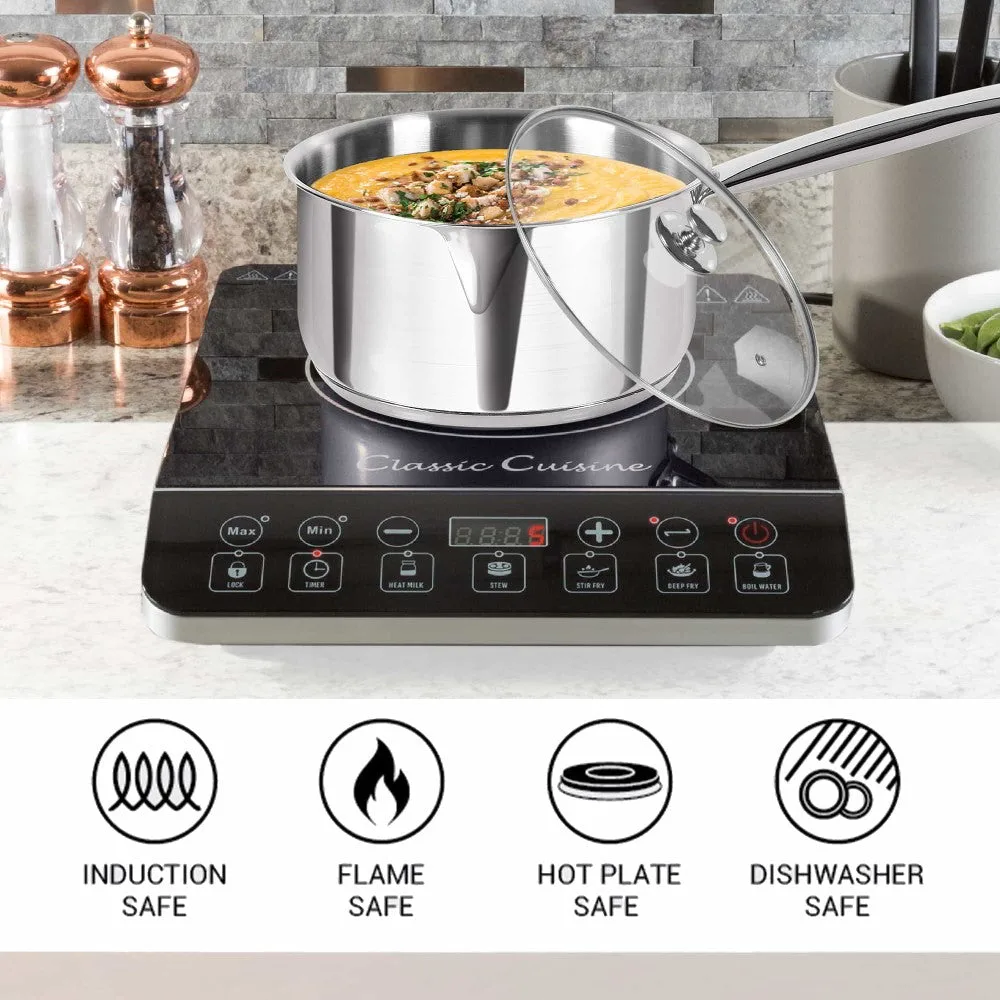 Personalized Sauce Pan With Lid - Triply (Milton Procook) - Image 6