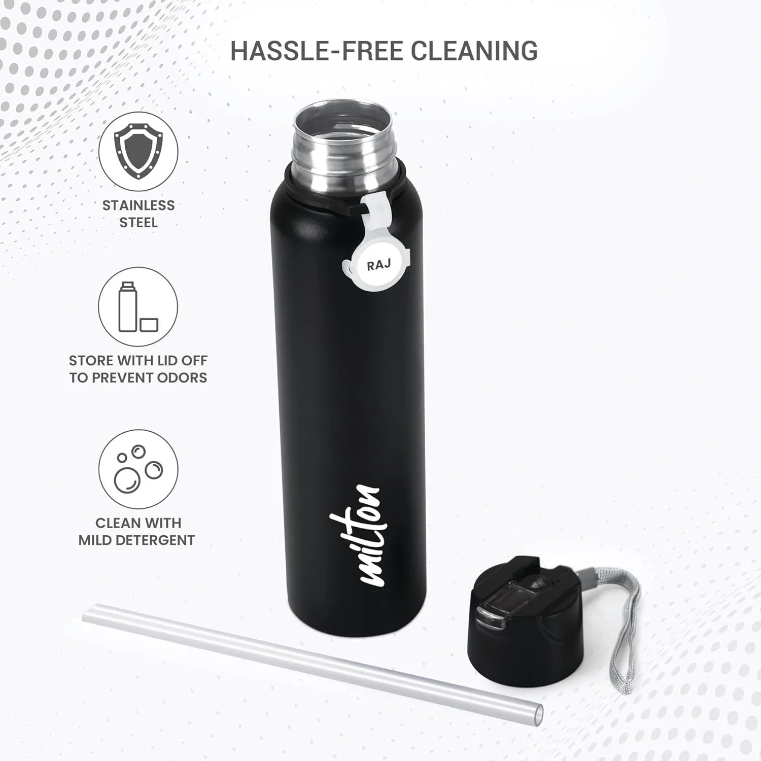 Personalized SipStar Stainless Steel Bottle (Milton) - Image 7