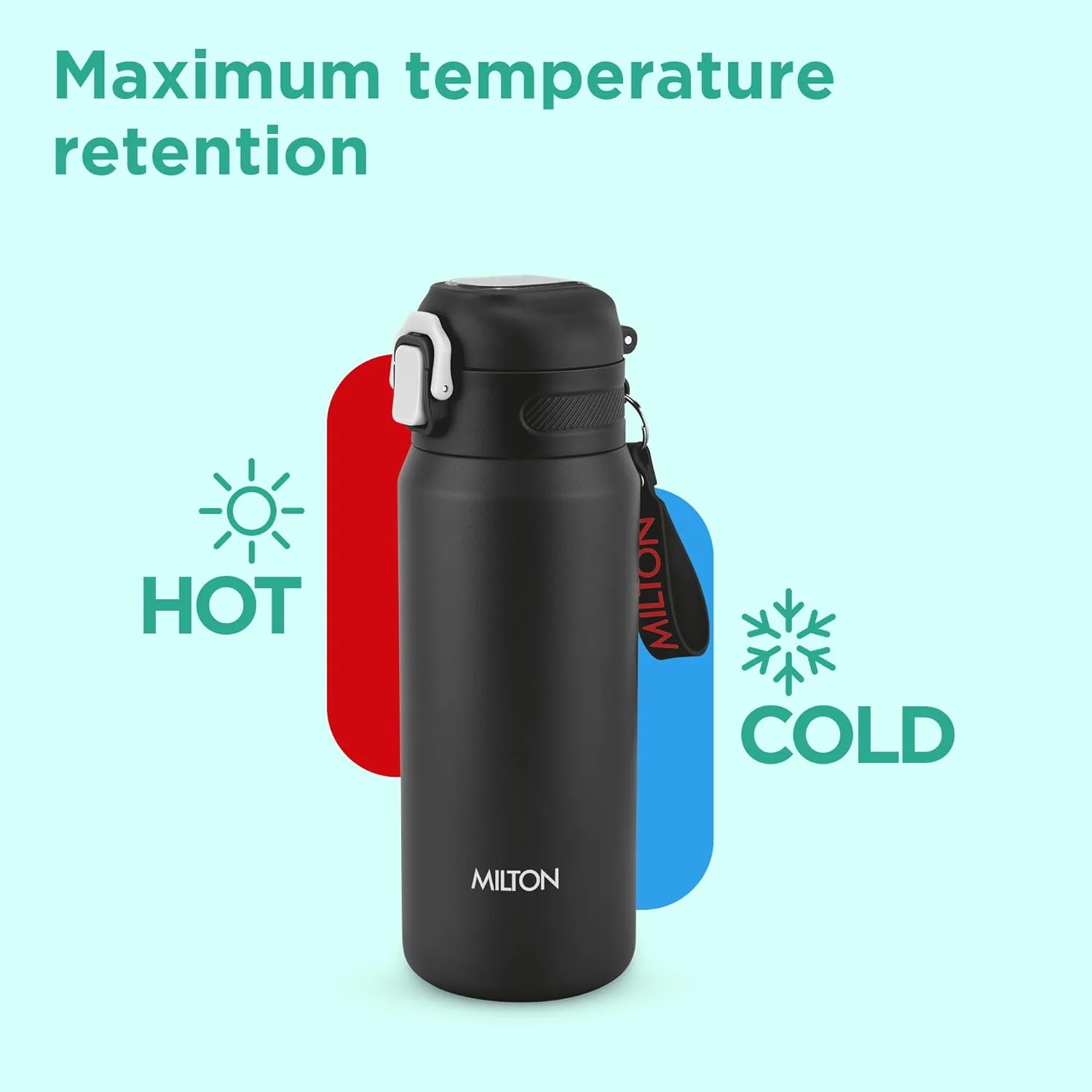 Personalized Swing Hot & Cold Thermosteel Bottle (Milton) - Image 15