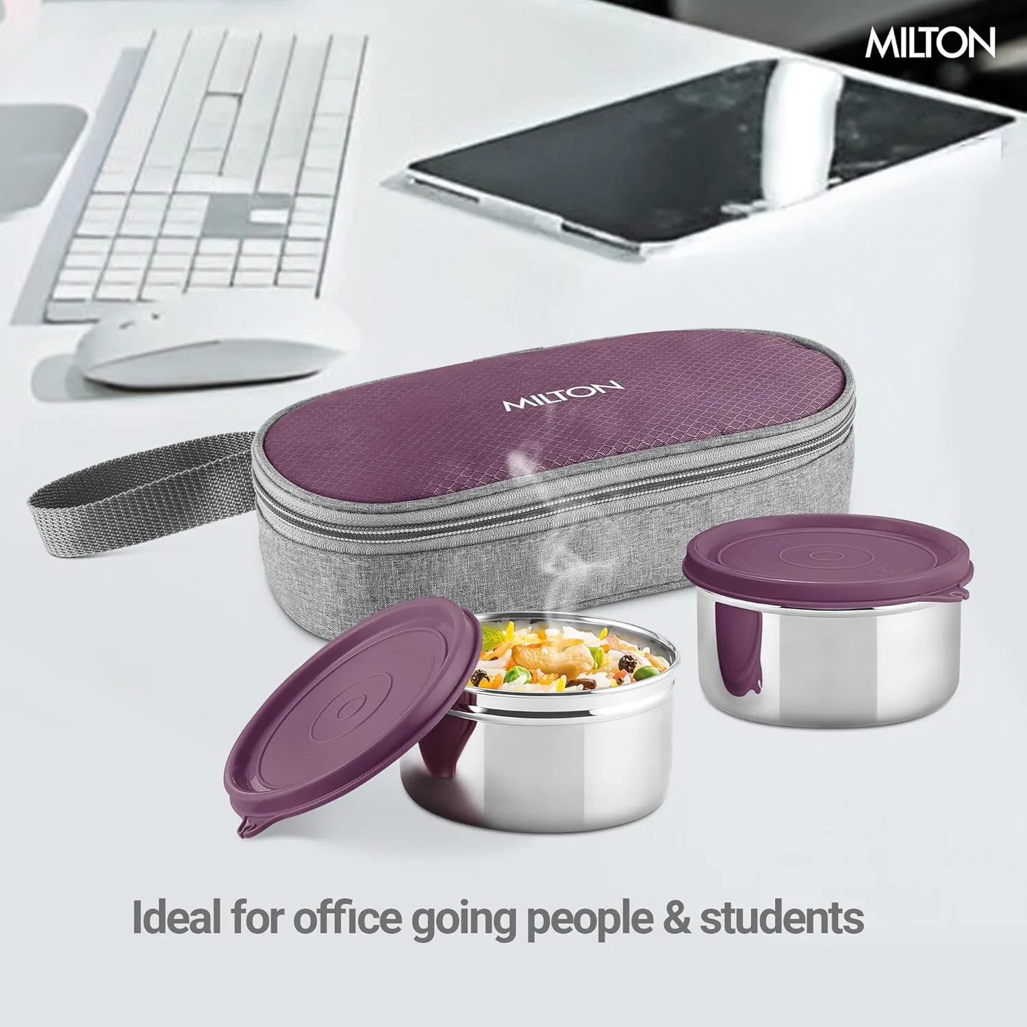Plato Pack Small Flat Insulated Tiffin And Jacket (Milton) - Image 3
