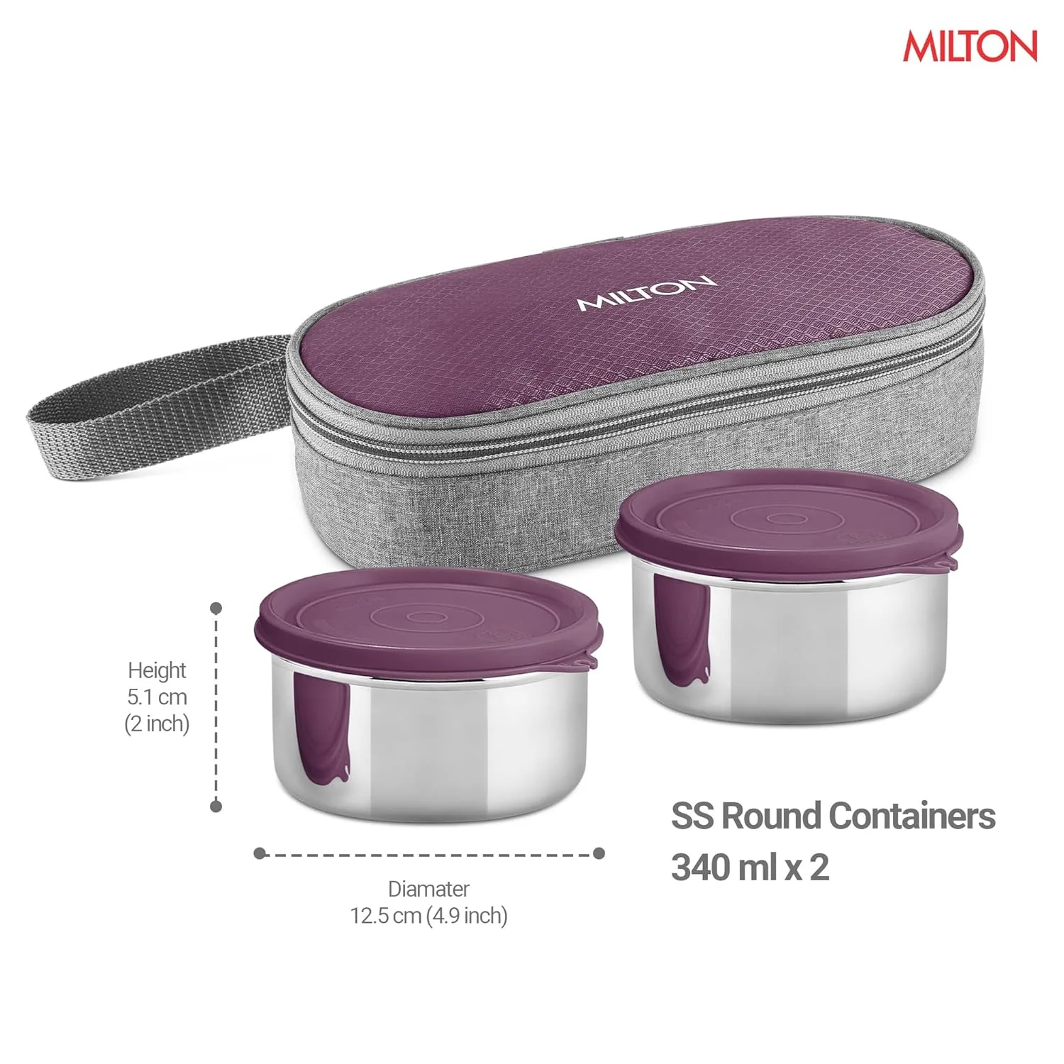 Plato Pack Small Flat Insulated Tiffin And Jacket (Milton) - Image 6