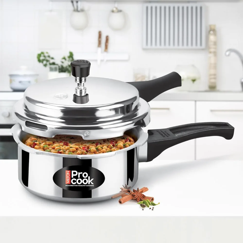 Pressure Cooker Aluminium Outer Lid Induction (Milton Procook) - Image 5