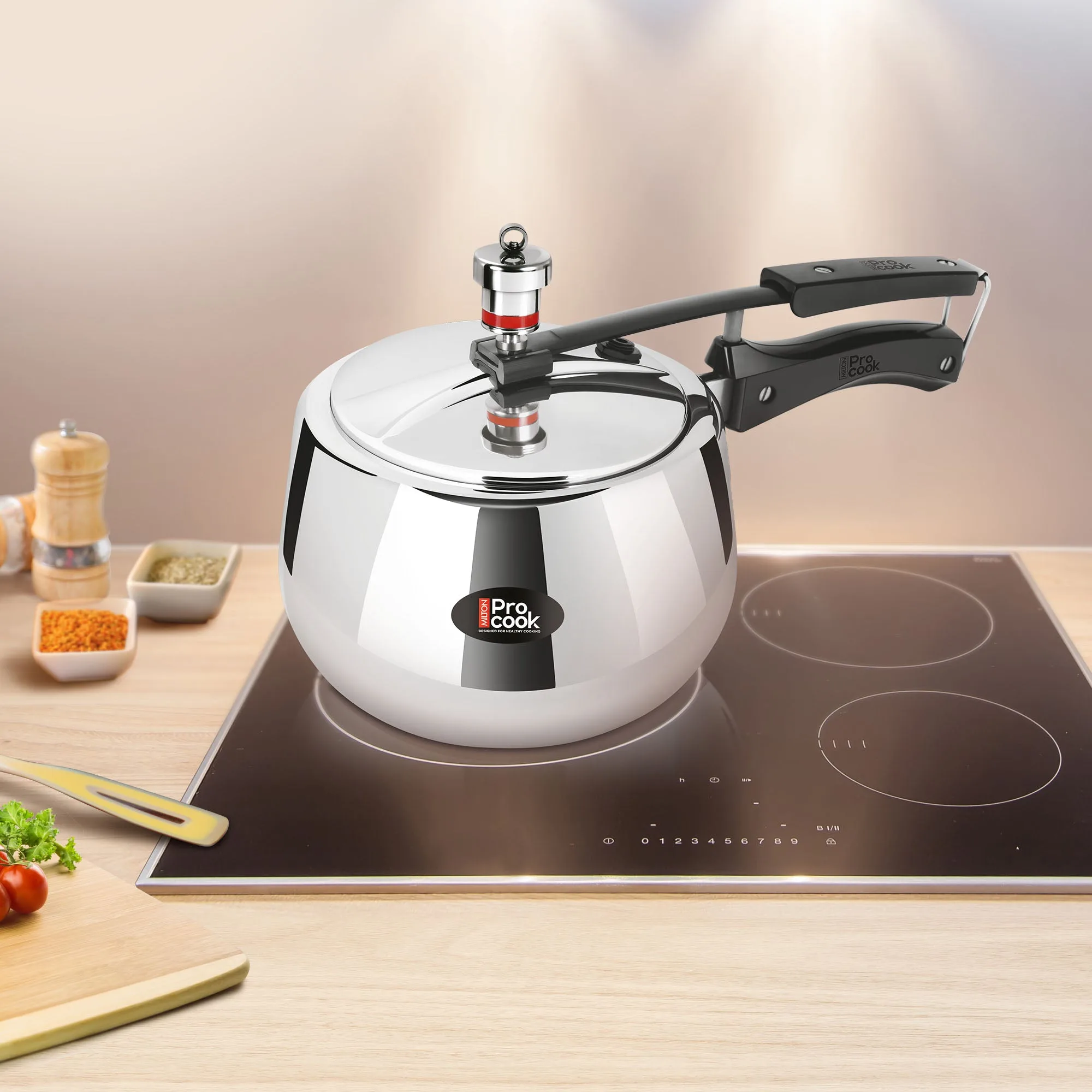 Pressure Cooker Inner Lid Curve Triply (Milton Procook) - Image 3