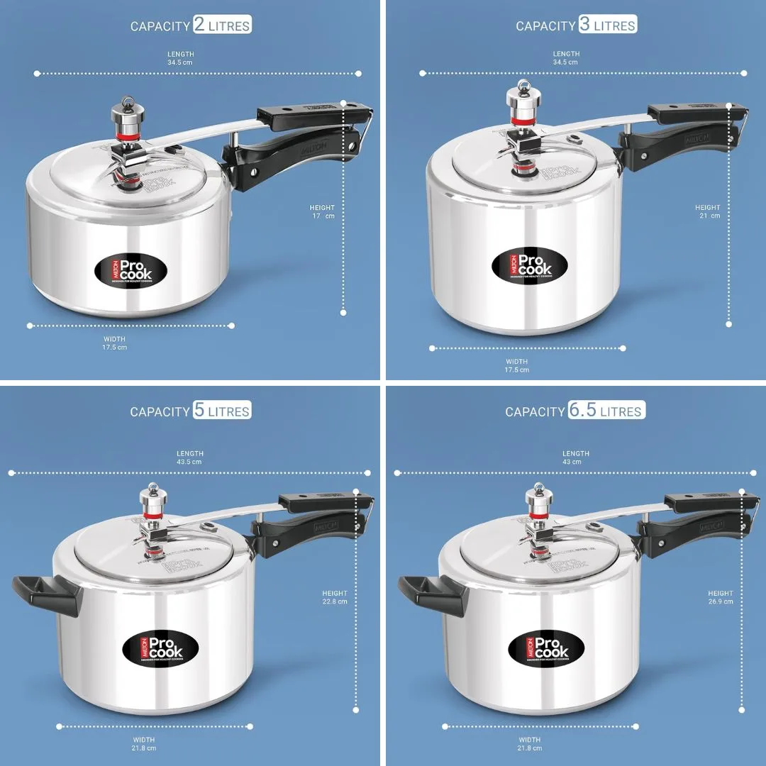 Pressure Cooker Inner Lid Non Induction (Milton Procook) - Image 6