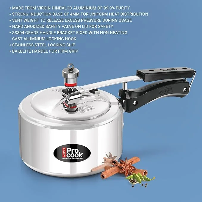 Pressure Cooker Inner Lid Non Induction (Milton Procook) - Image 9