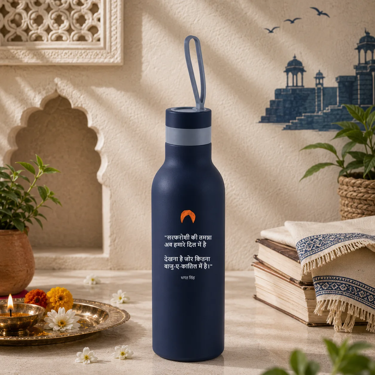 Pride of India Thermosteel Bottle - Bhagat Singh Ji (Milton) - Image 2