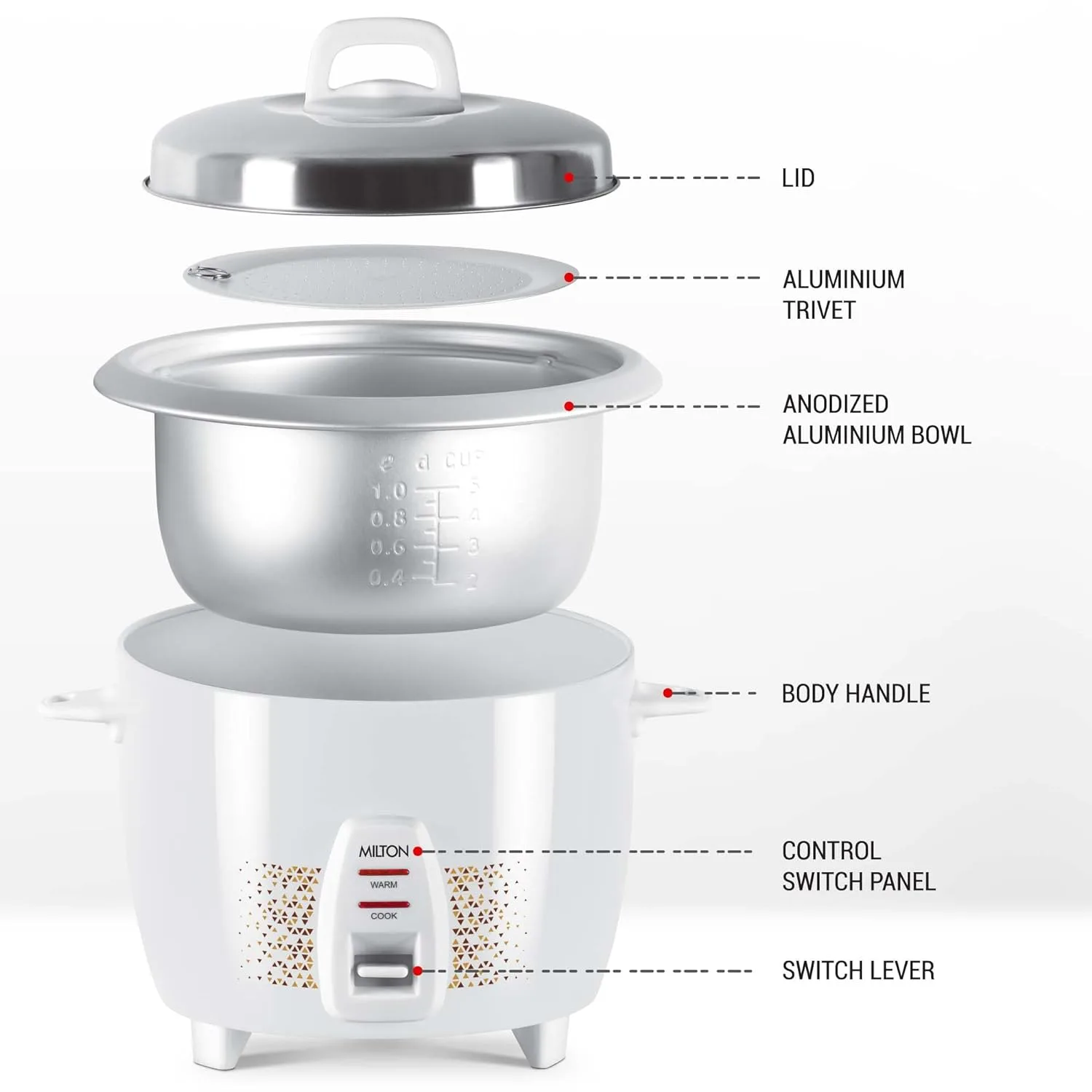 Prime Electric Rice Cooker (Milton) - Image 8