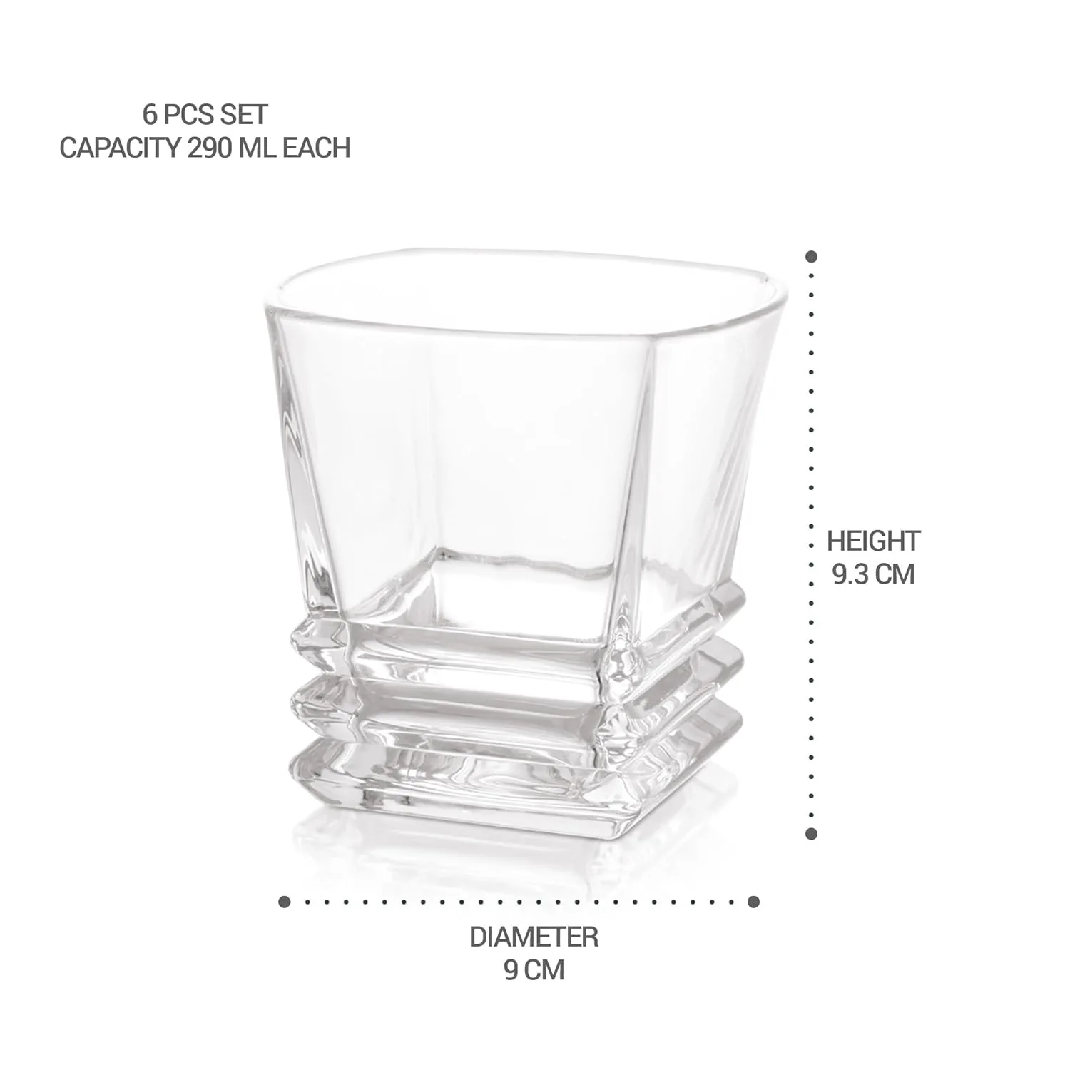 Quadra Glass Tumbler (Treo by Milton) - Image 7