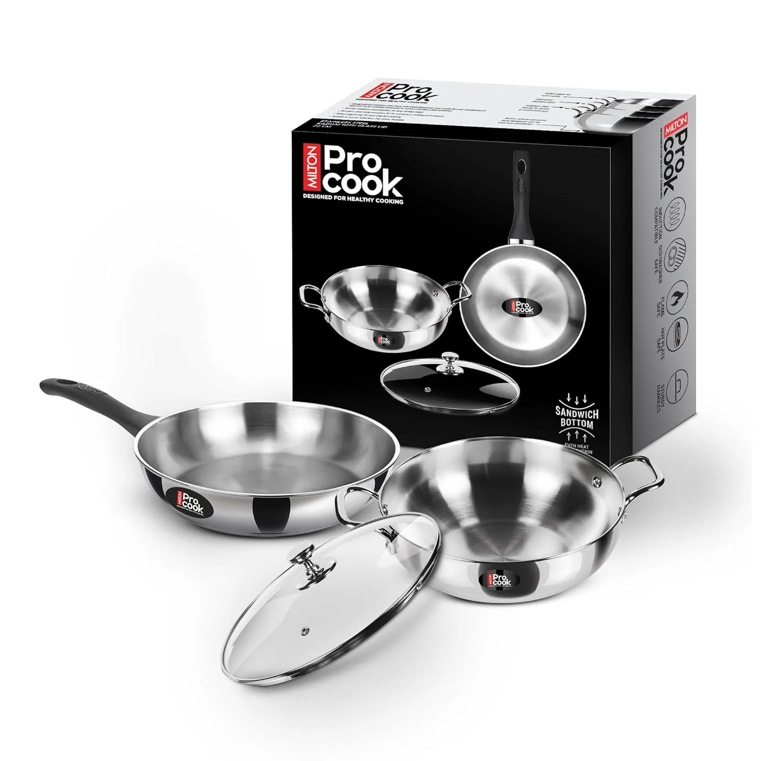 Sandwich Bottom Cookware Set (Milton Procook) - Image 1