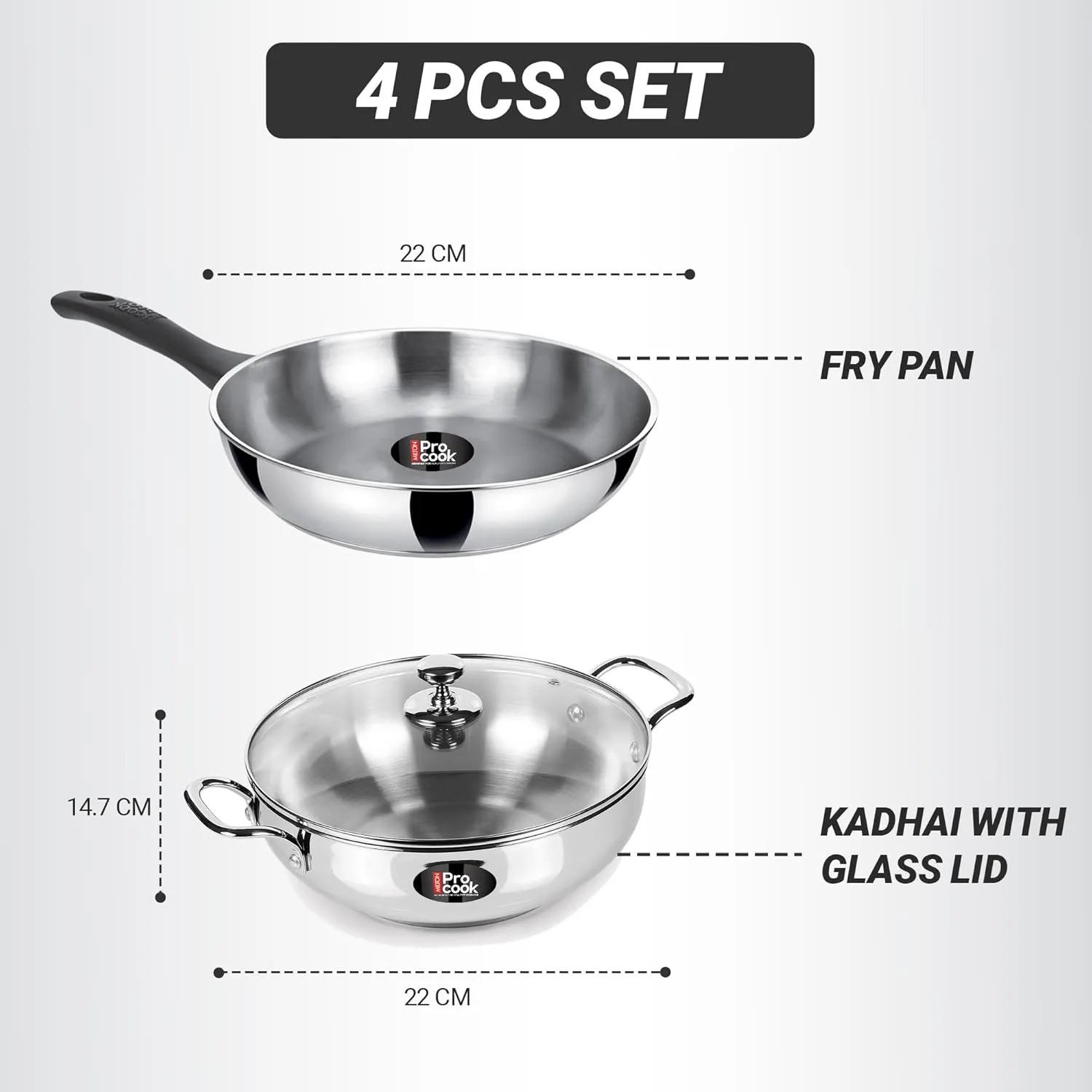 Sandwich Bottom Cookware Set (Milton Procook) - Image 7
