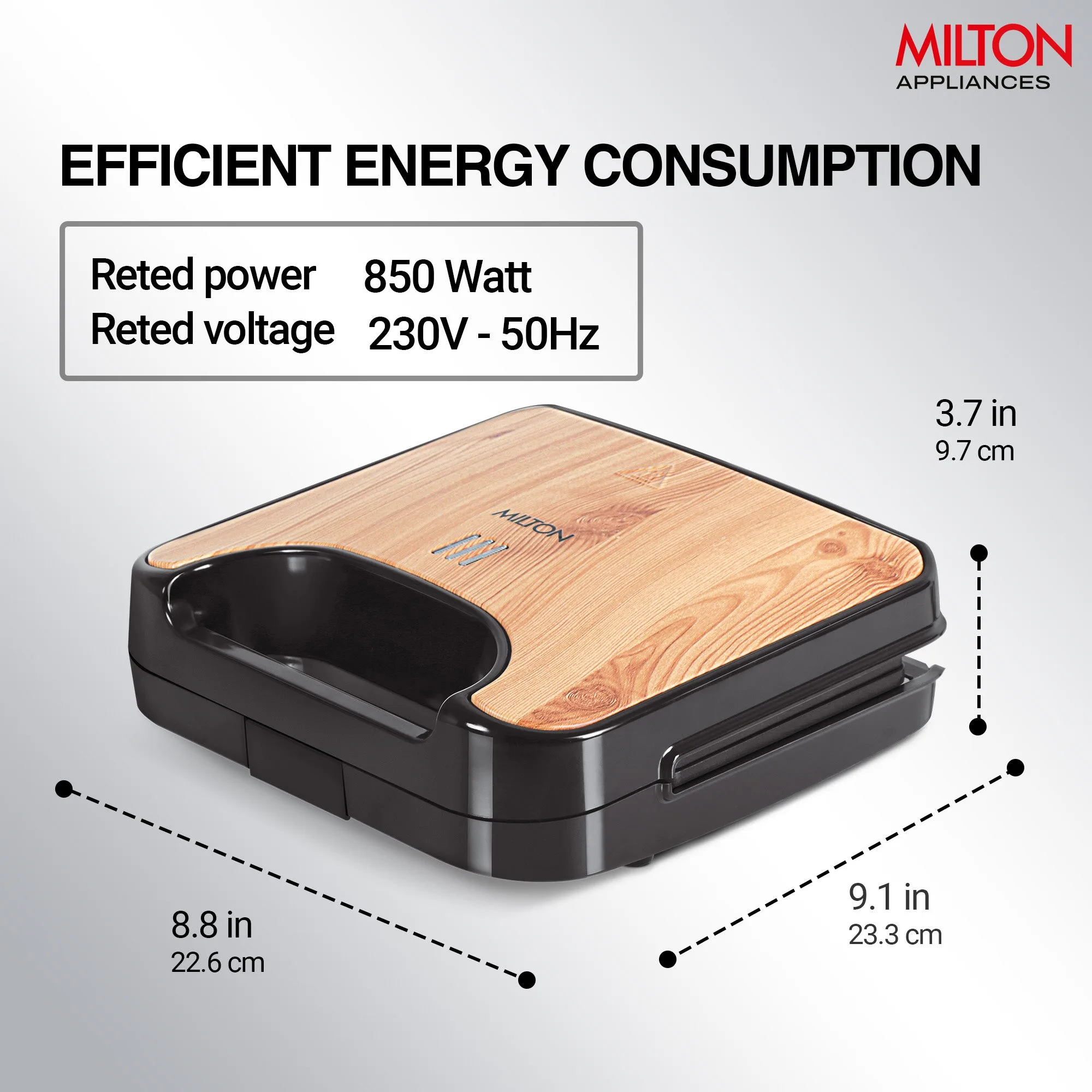 Sandwich Griller 2 in 1 HSM002 (Milton) - Image 5