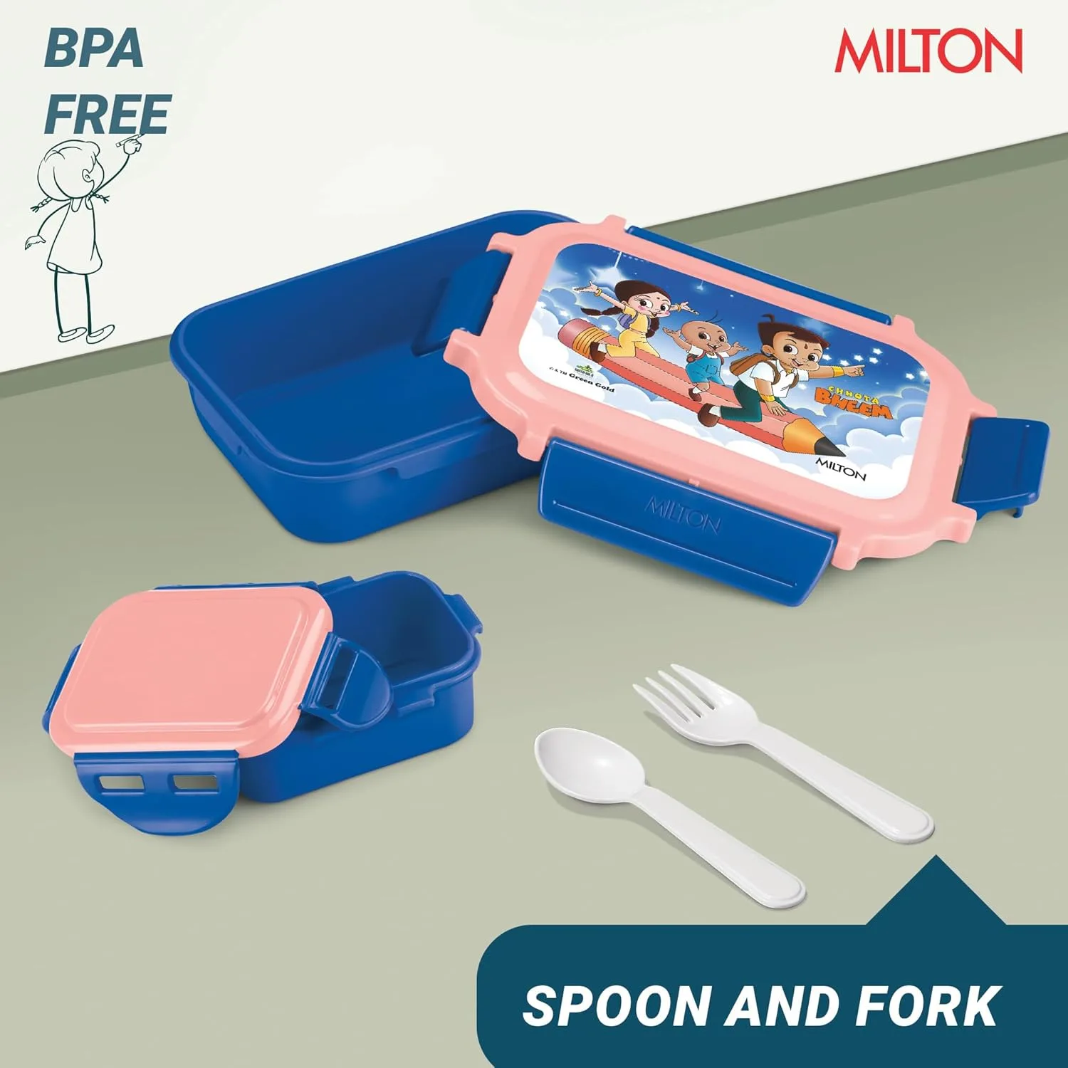Sherry Plastic Tiffin (Milton) - Image 3