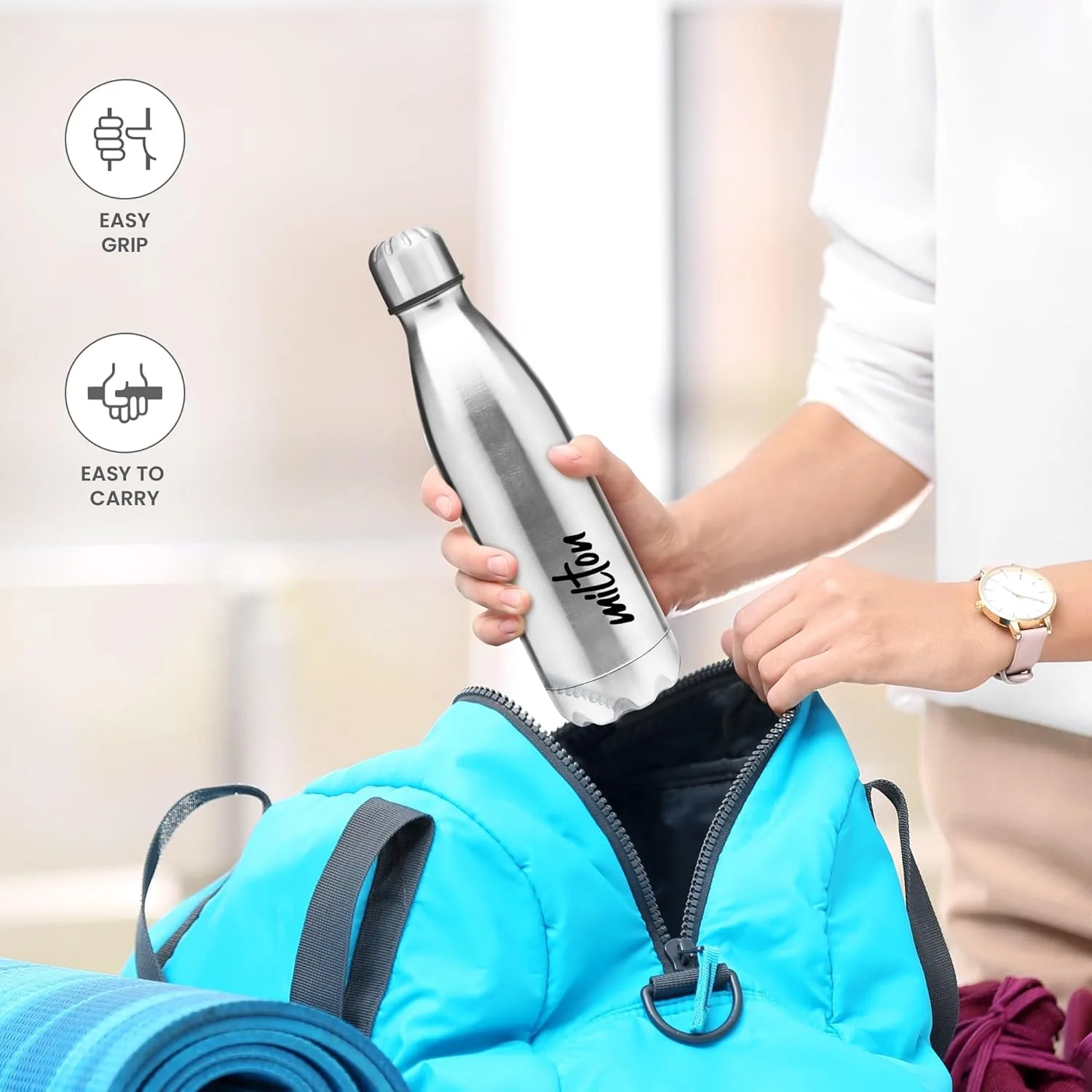 Shine Stainless Steel Bottle (Milton) - Image 11
