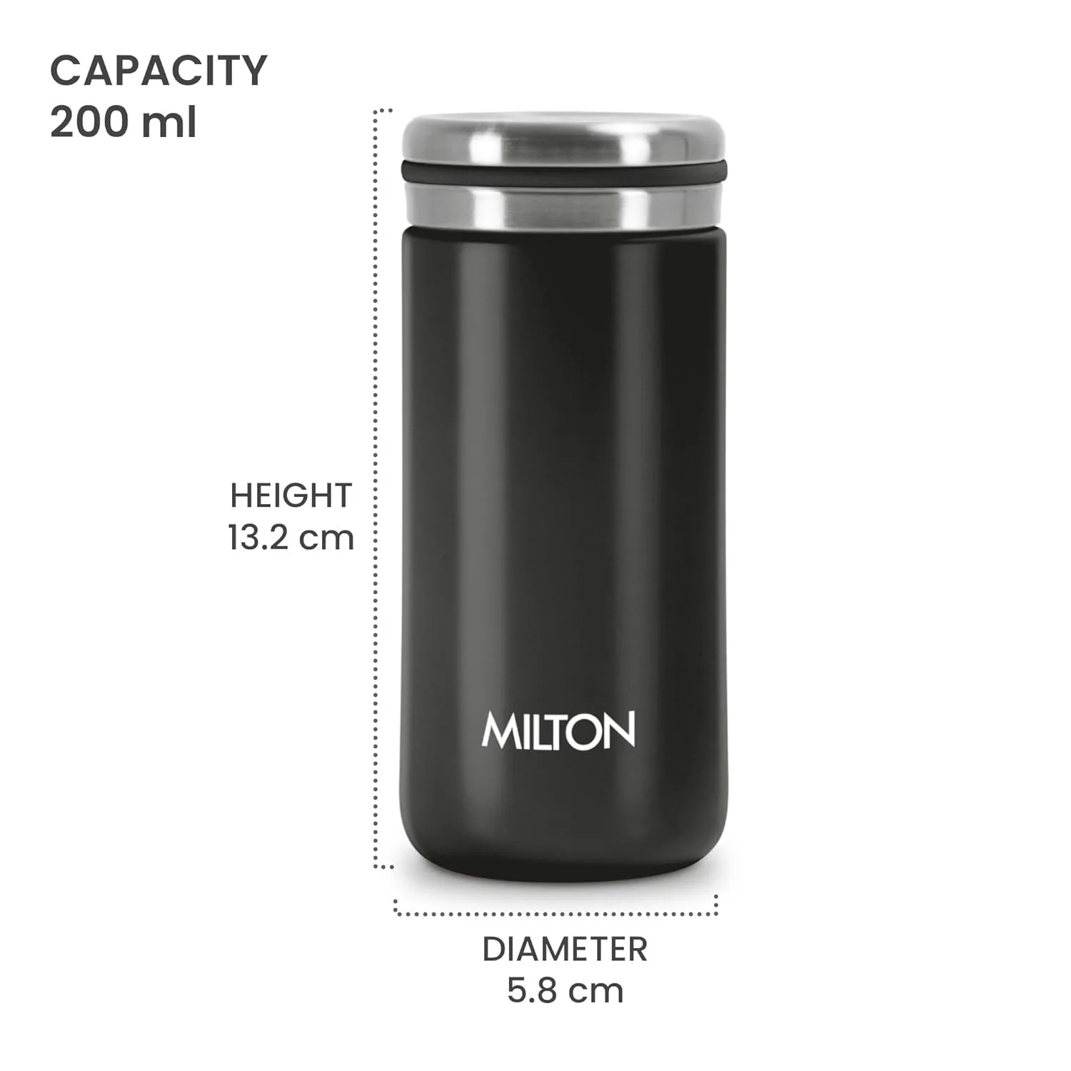 Shiny Hot and Cold Thermosteel Bottle (Milton) - Image 7