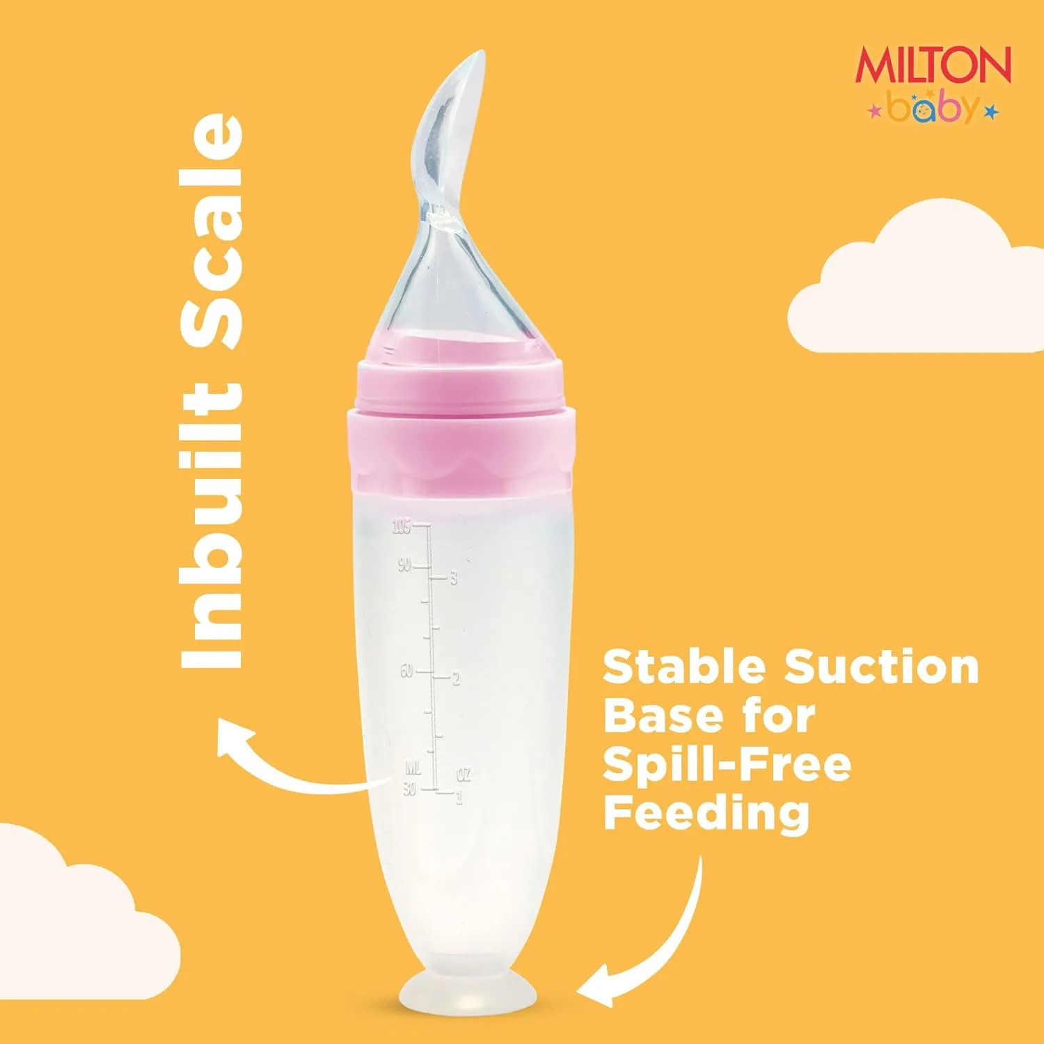 Silicon Spoon Food Feeder For Baby (Milton) - Image 4