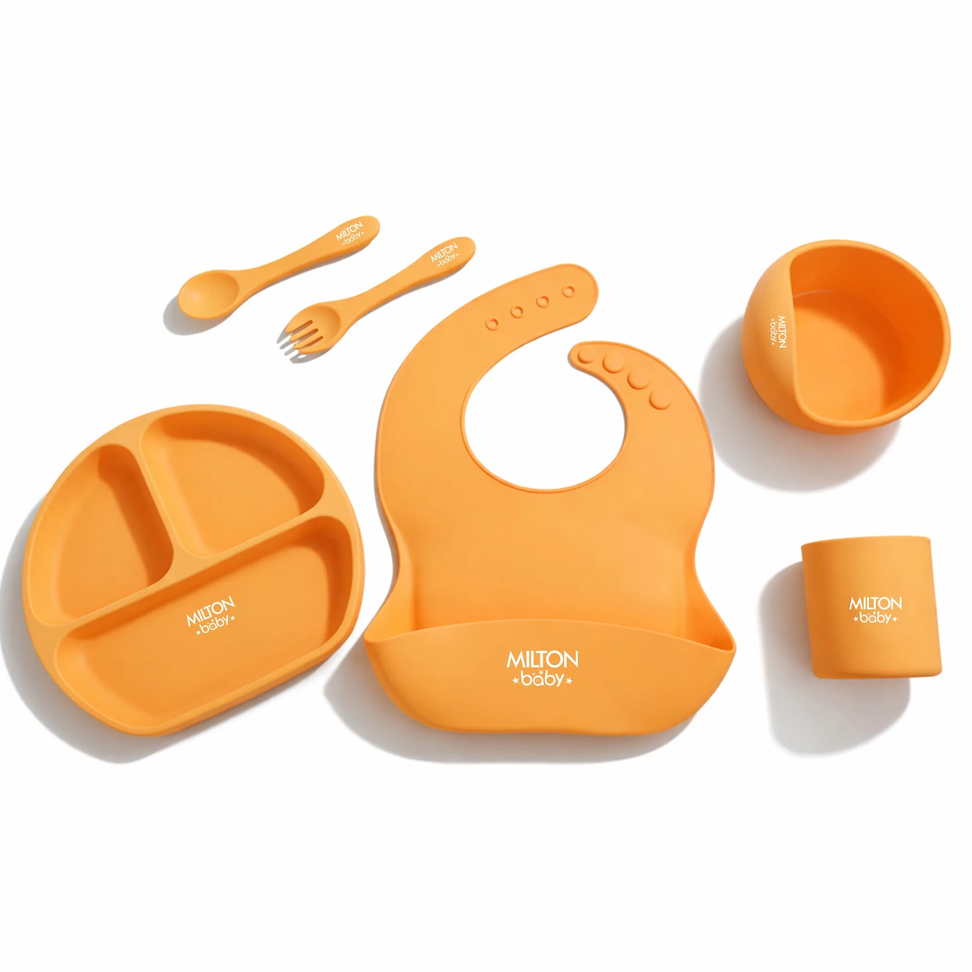 Silicone Feeding 6 Pcs Set For Baby (Milton) - Image 2
