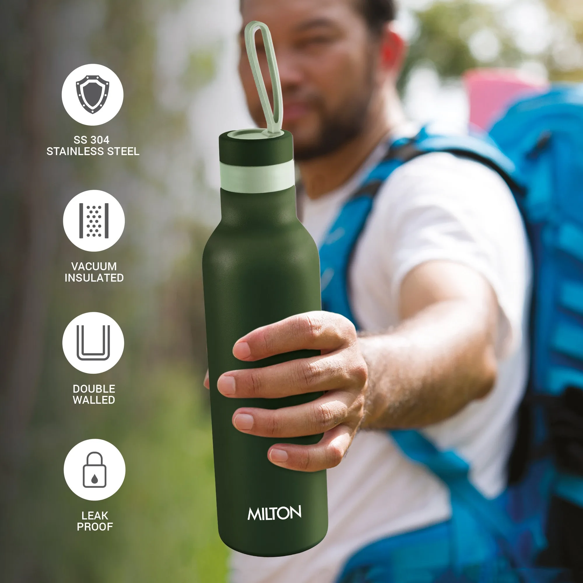 New Smarty Hot and Cold Thermosteel Bottle (Milton) - Image 12