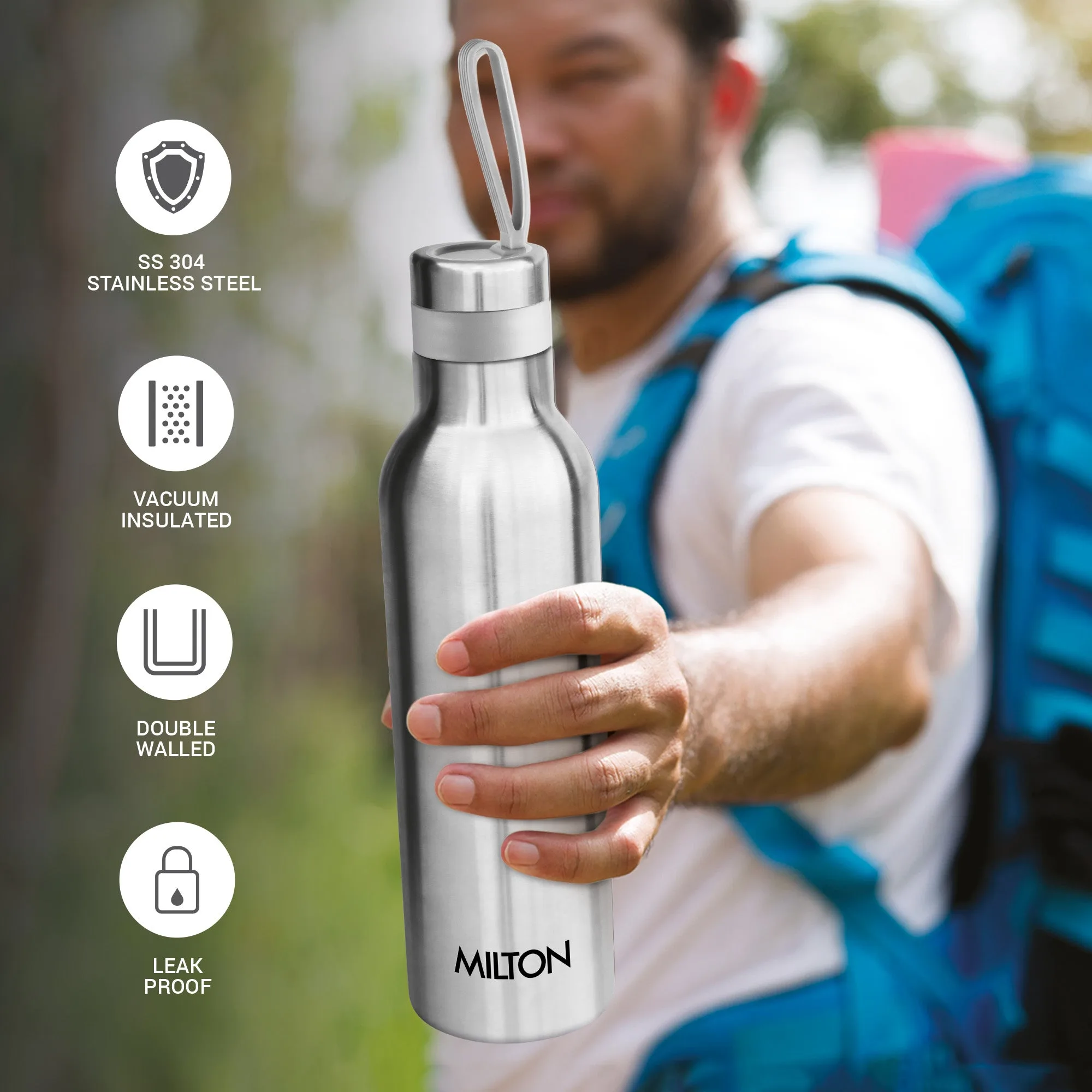 New Smarty Hot and Cold Thermosteel Bottle (Milton) - Image 30