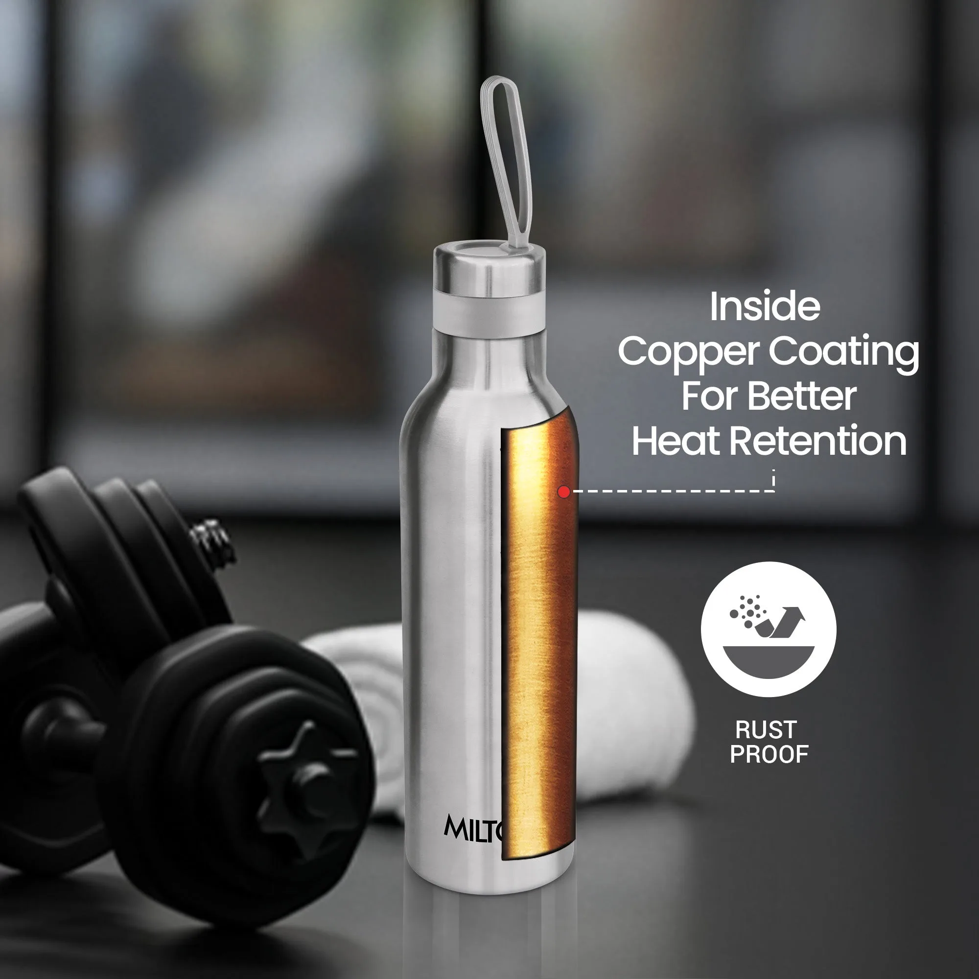 New Smarty Hot and Cold Thermosteel Bottle (Milton) - Image 32