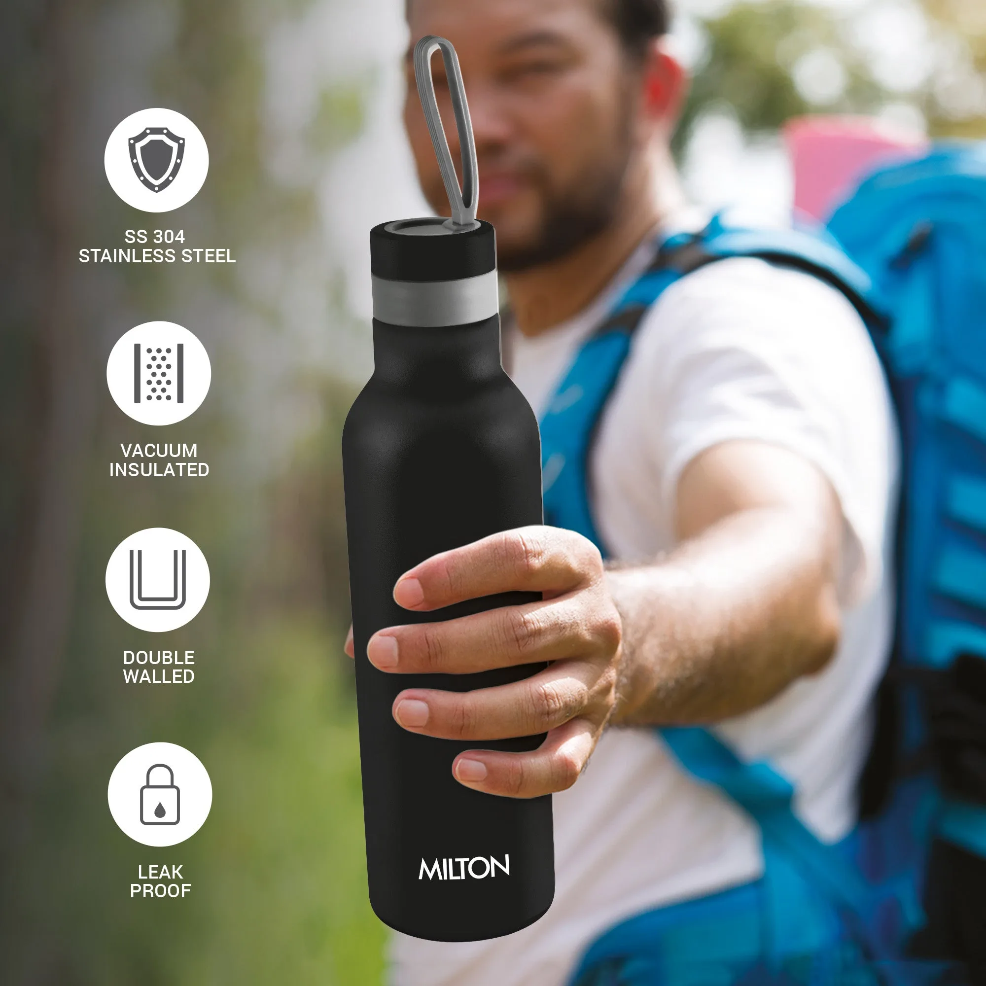 New Smarty Hot and Cold Thermosteel Bottle (Milton) - Image 6