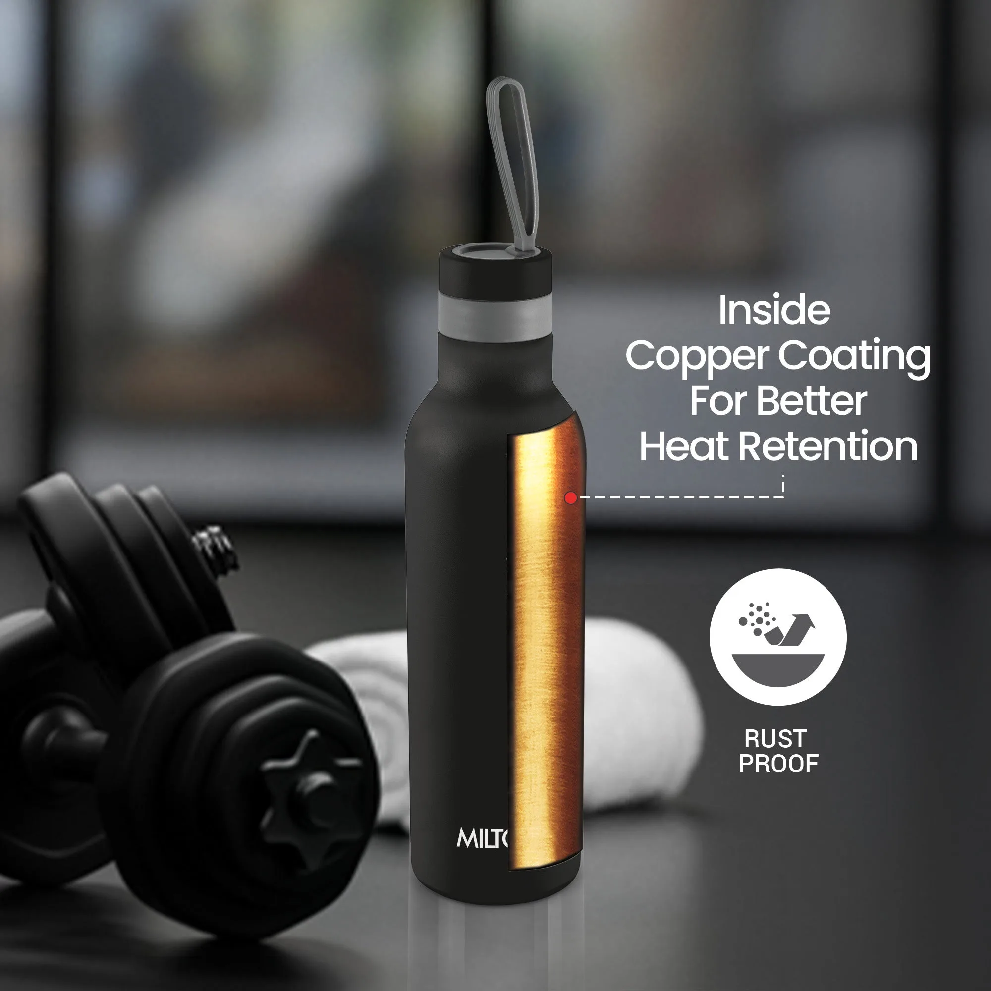 New Smarty Hot and Cold Thermosteel Bottle (Milton) - Image 8