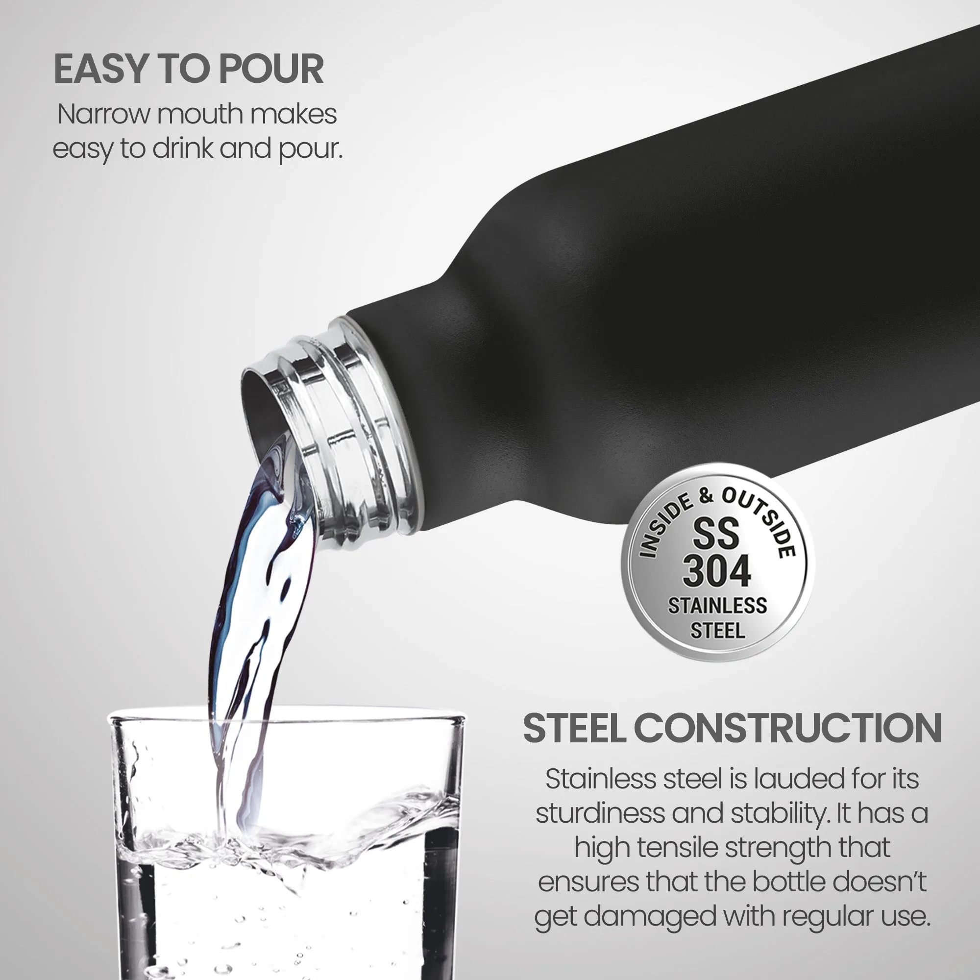New Smarty Hot and Cold Thermosteel Bottle (Milton) - Image 9