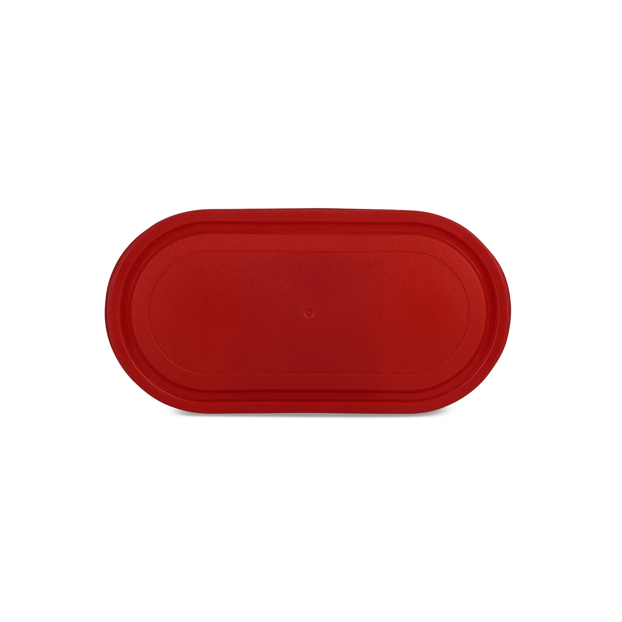 Spare Oval Container Lid (Red) - Image 2