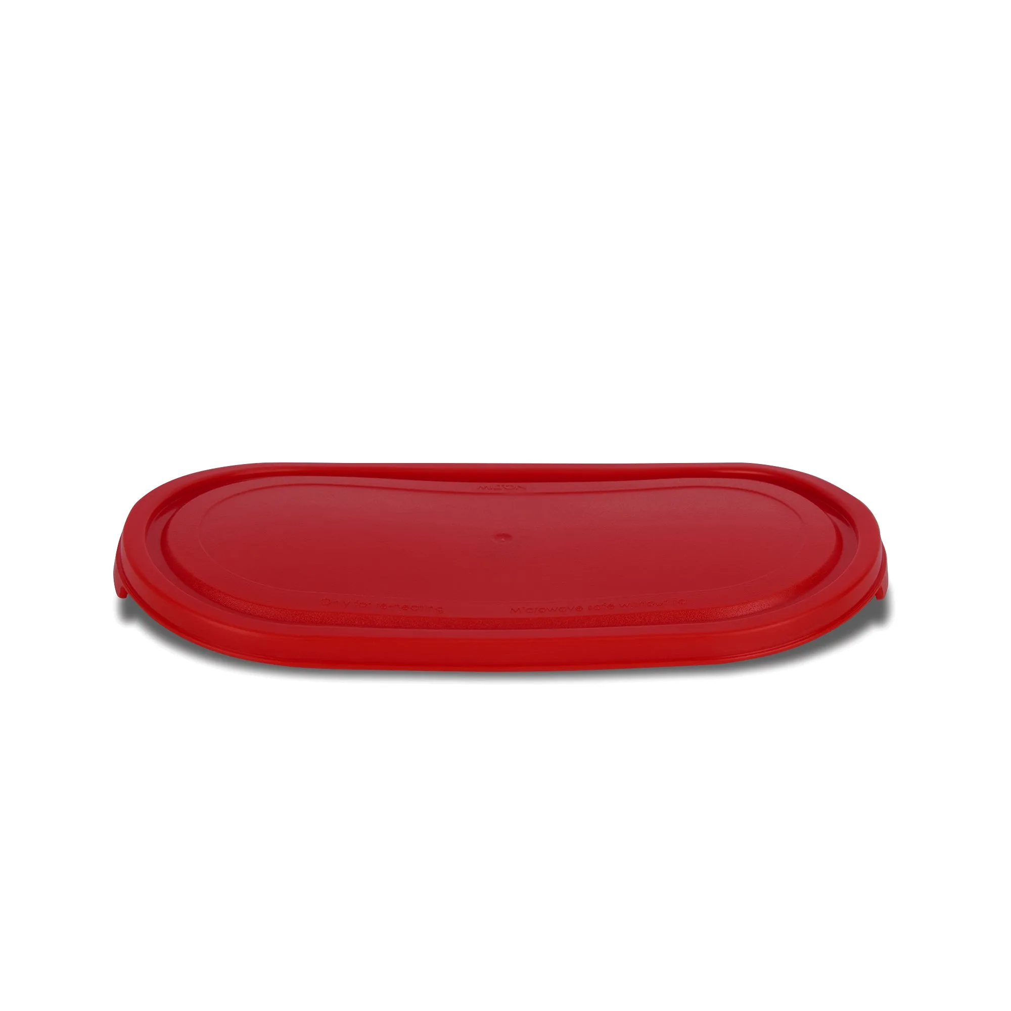Spare Oval Container Lid (Red) - Image 3