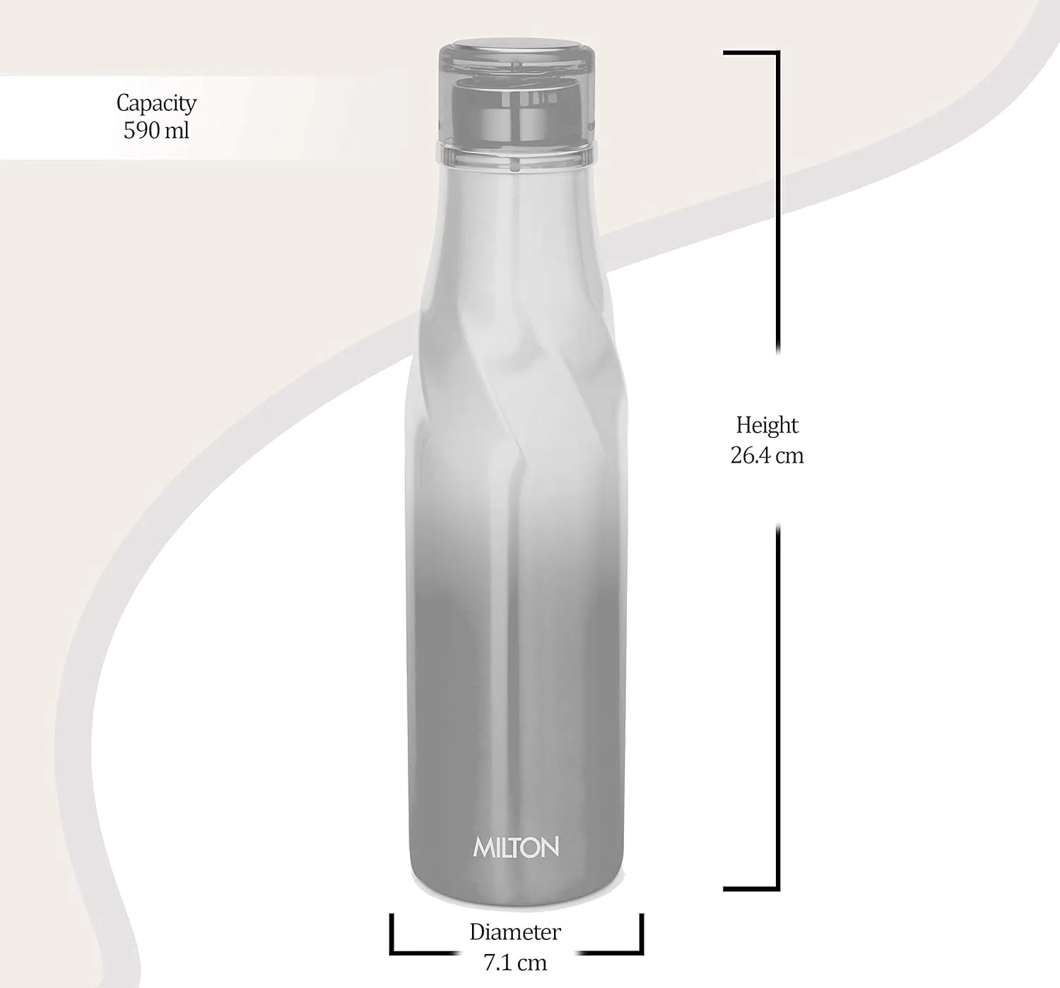 Spiral Thermosteel Bottle (Milton) - Image 7