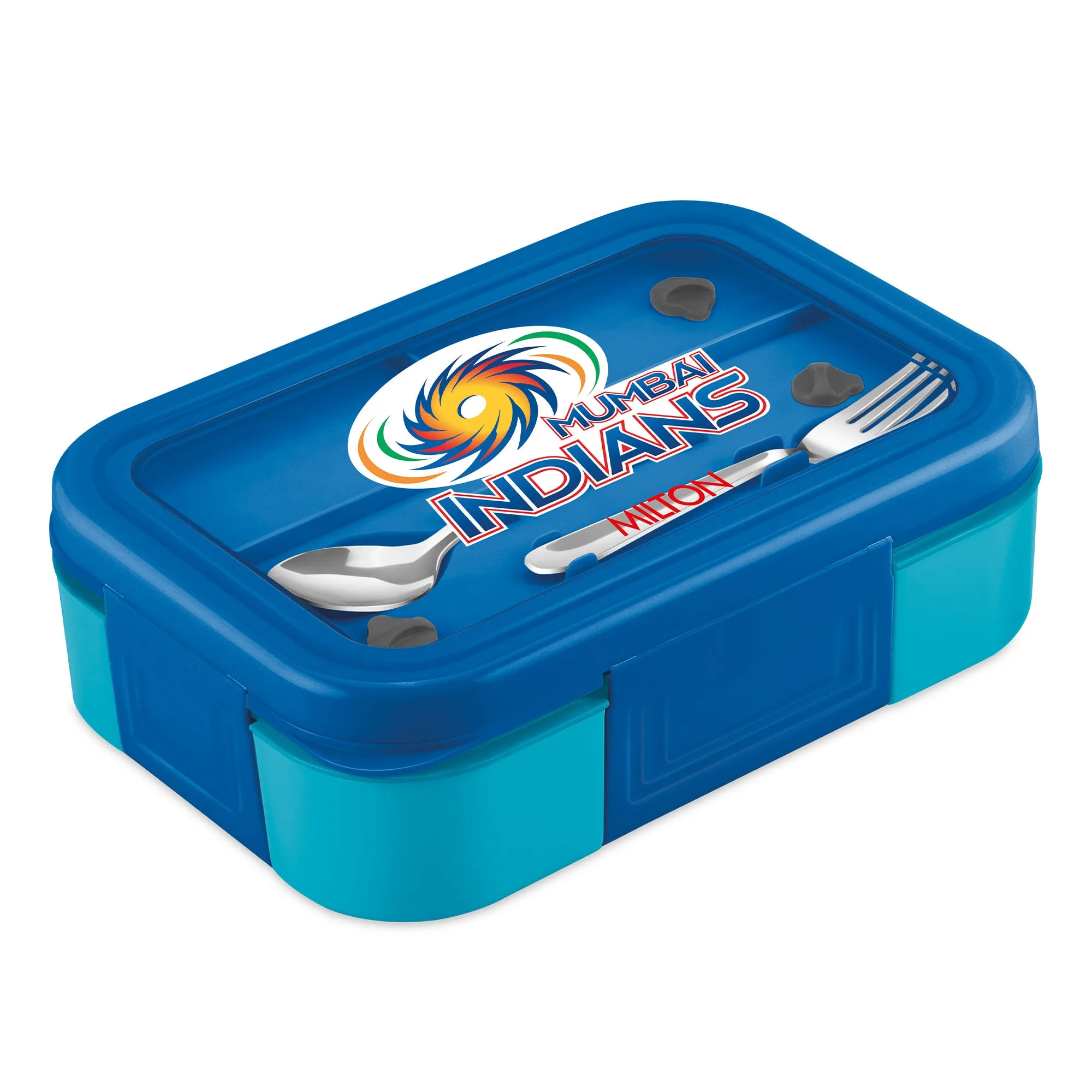 Sports Ethan 3 UV Printing Steel Thermoware Lunchbox - Mumbai Indians (MI) - Milton - Image 1