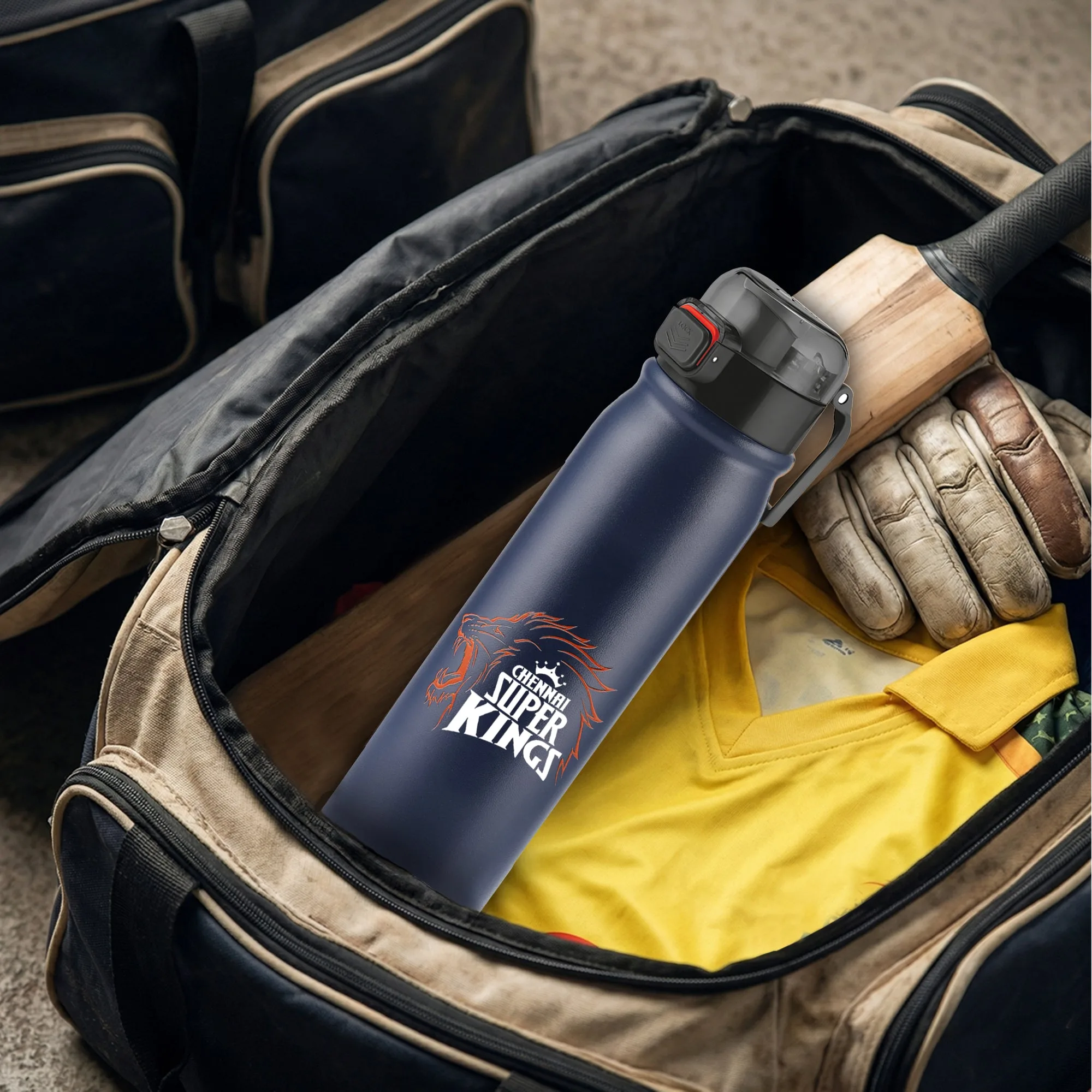 Sports Reva UV Printing Stainless Steel Bottle - Chennai Super Kings (CSK) - Milton - Image 13