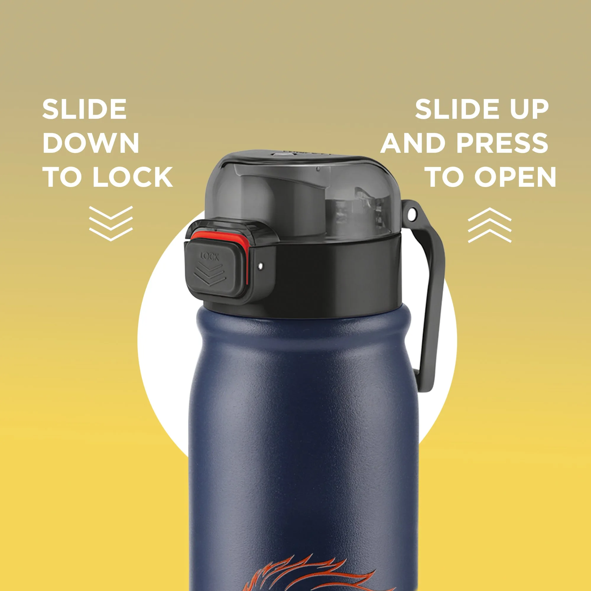 Sports Reva UV Printing Stainless Steel Bottle - Chennai Super Kings (CSK) - Milton - Image 15
