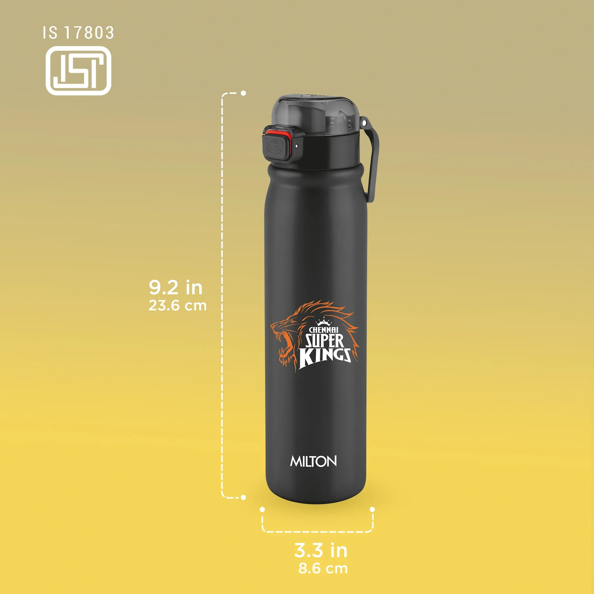 Sports Reva UV Printing Stainless Steel Bottle - Chennai Super Kings (CSK) - Milton - Image 9