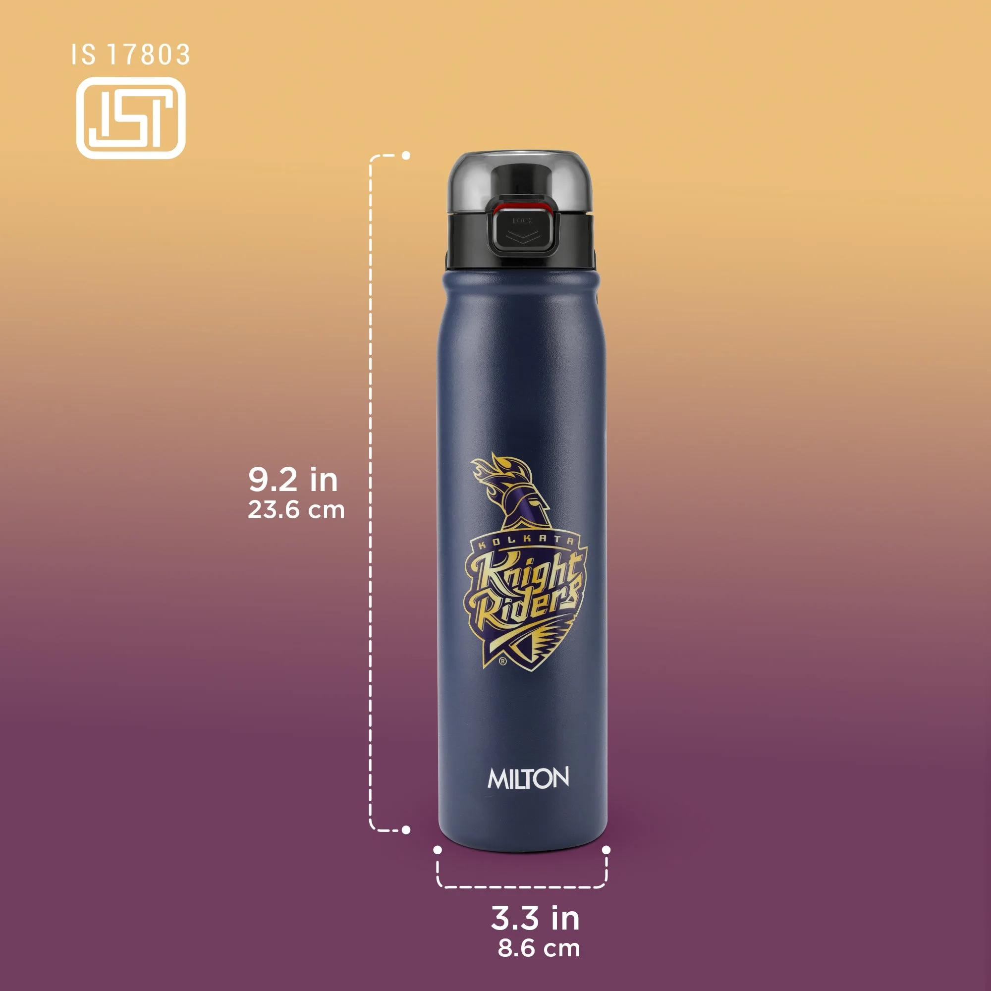 Sports Reva UV Printing Stainless Steel Bottle - Kolkata Knight Riders (KKR) - Milton - Image 18