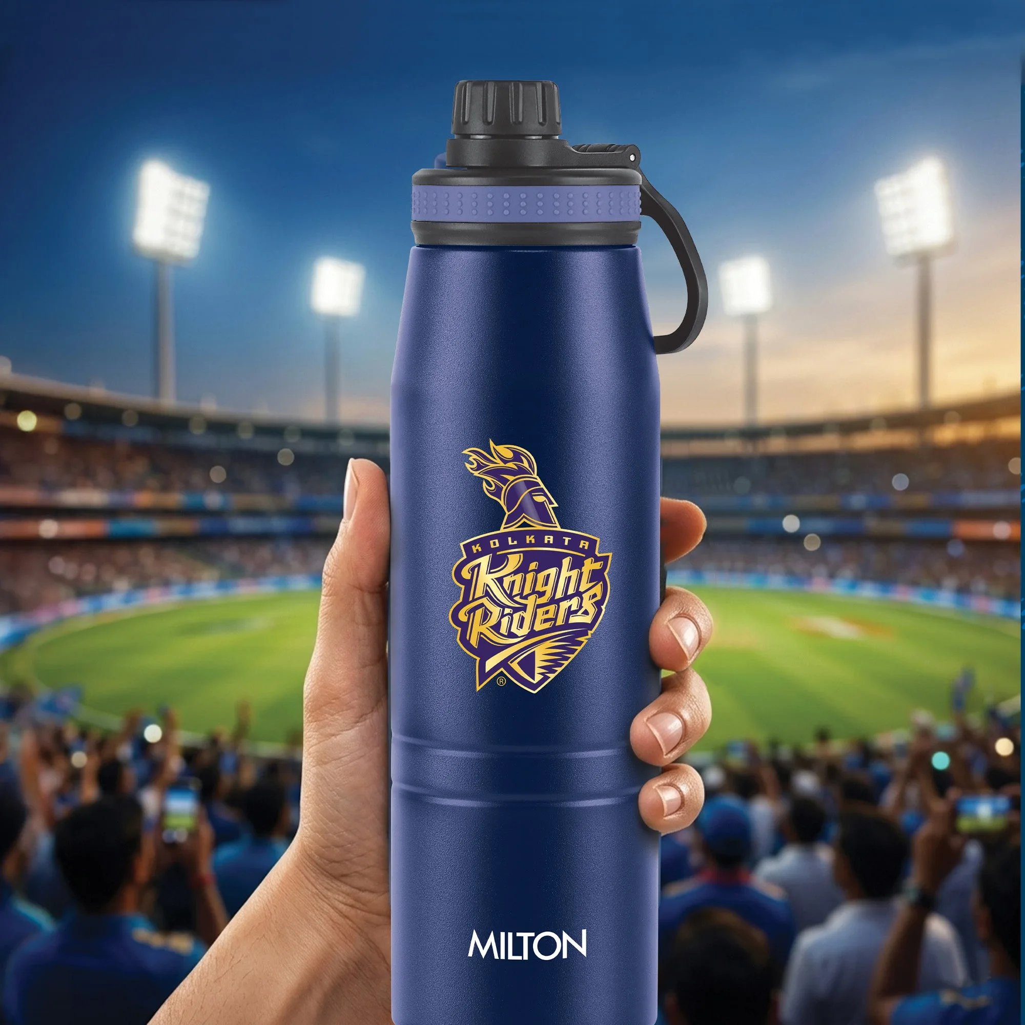 Sports Sparkle UV Printing Thermosteel Bottle - Kolkata Knight Riders (KKR) - Milton - Image 17