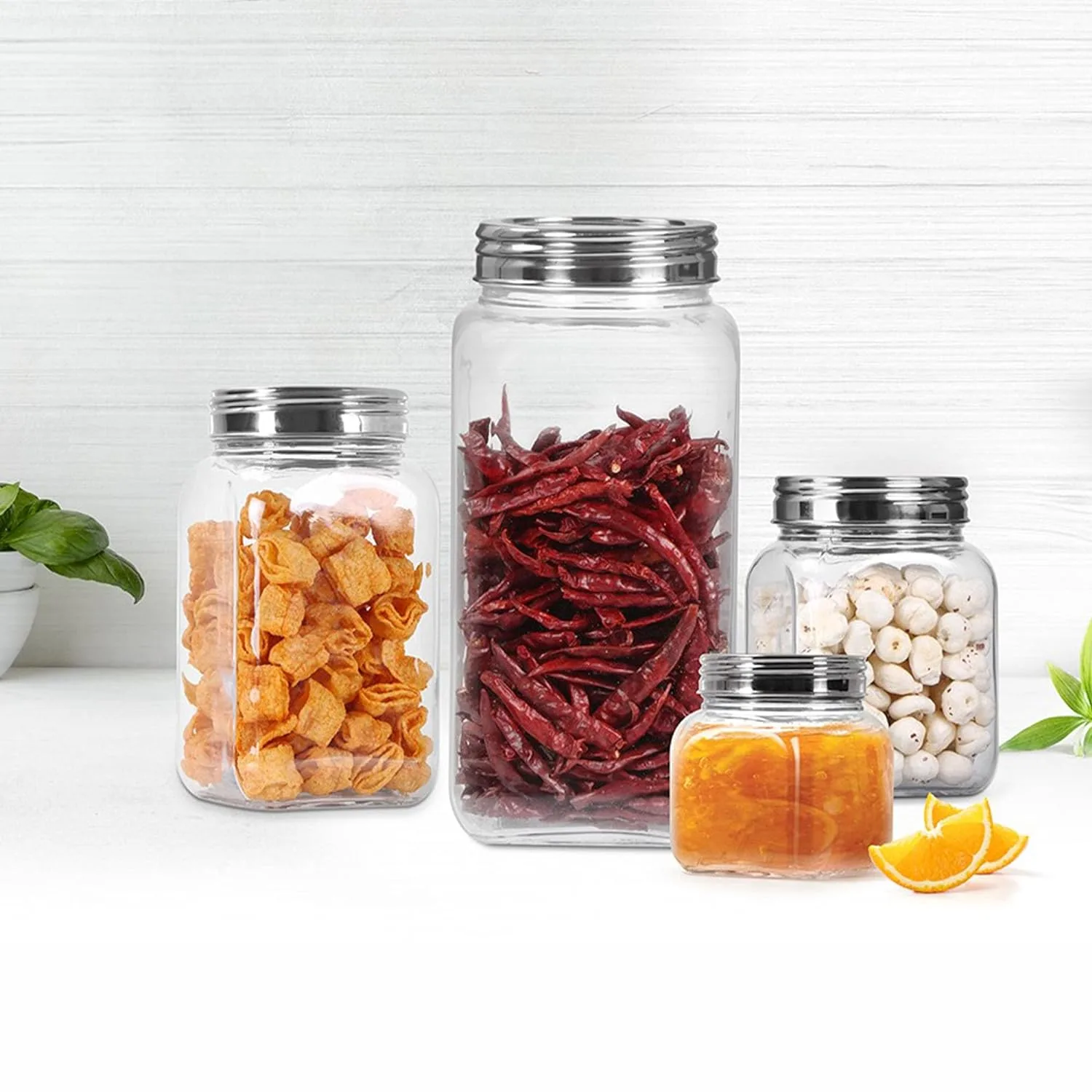 Square Jar With SS 304 Lid (Treo by Milton) - Image 5