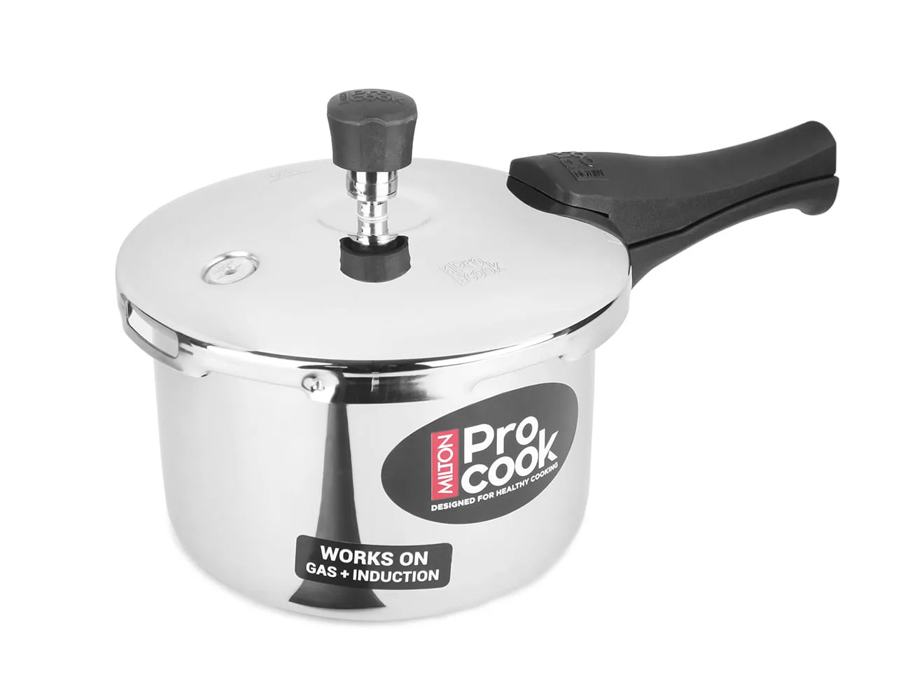 Stainless Steel Pressure Cooker Outer Lid (Milton Procook) - Image 2