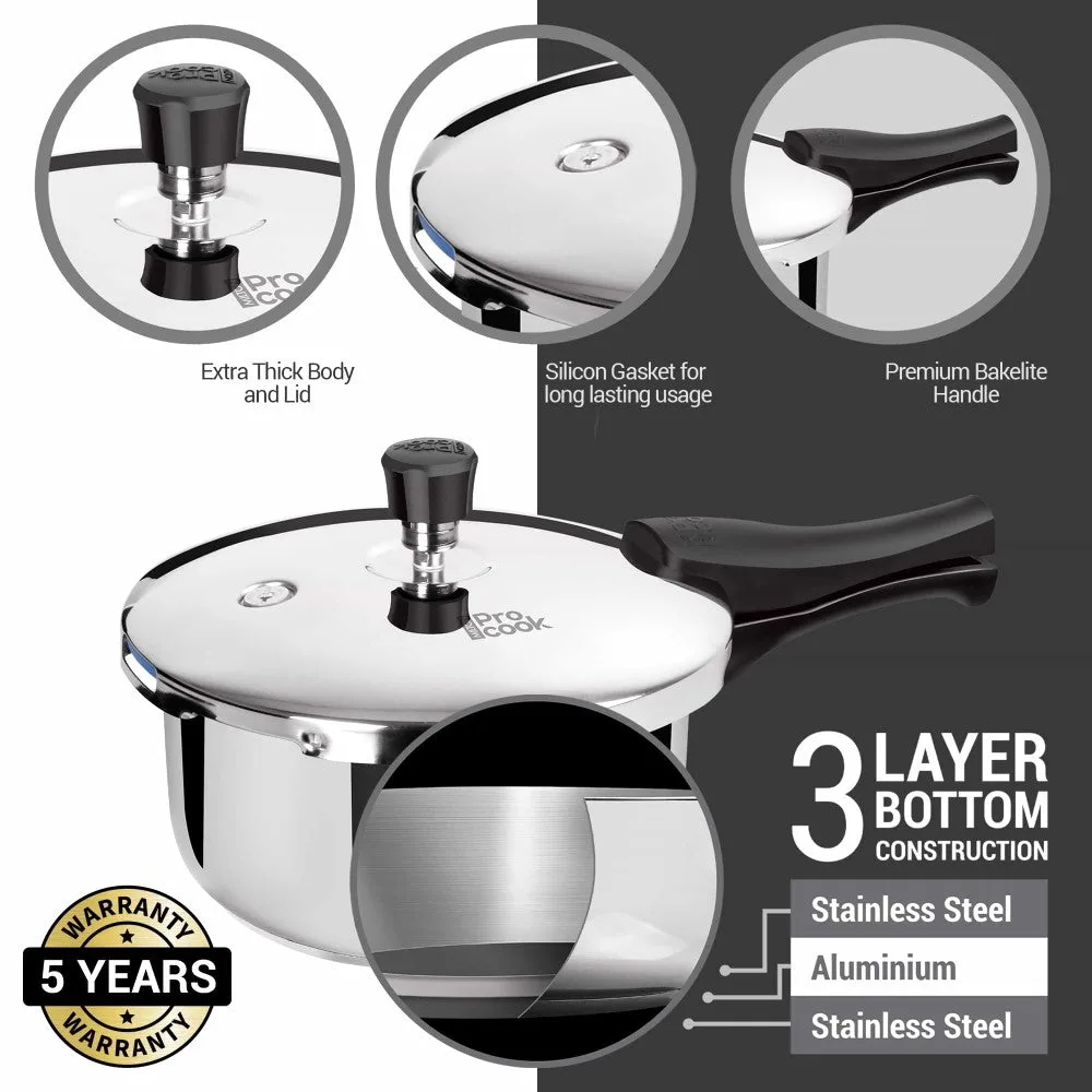 Stainless Steel Pressure Cooker Outer Lid (Milton Procook) - Image 7